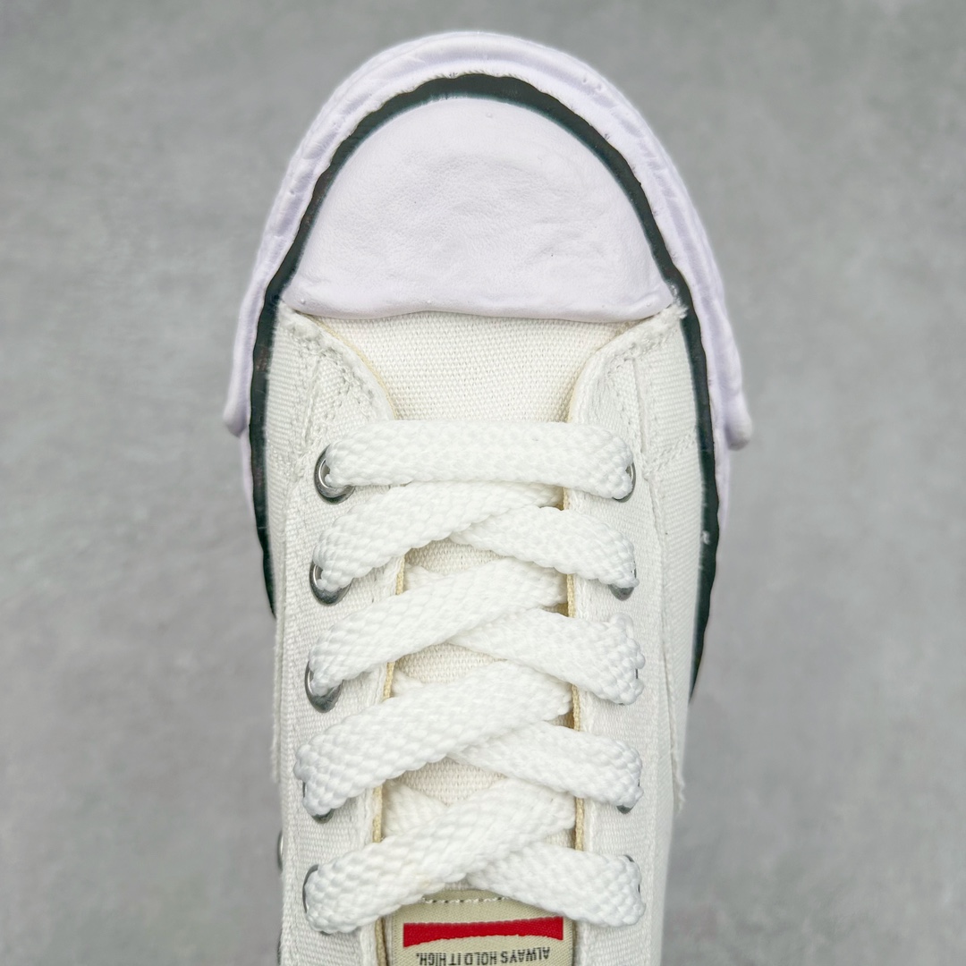 图片[4]-＃特价福利 余文乐挚爱单品 复古溶解风 日本概念时装设计师･三原康裕品牌MMY/Maison MIHARA YASUHIRO Wayne Original Sole Leather Low Sneaker贝壳头版变形溶解雪糕底低帮百搭休闲运动板鞋 广东原产#原楦原纸版开发楦型#全新开发双模一次发泡点位气孔EVA中底#底部嵌入组合RB橡胶耐磨大底#采用全粒面头层皮革鞋面材质#正确织麦及包装盒#清晰后跟电绣LOGO🆚区别市面普通版本‼️尺码：36-45-选品中心