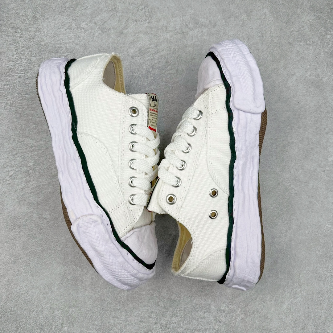 图片[3]-＃特价福利 余文乐挚爱单品 复古溶解风 日本概念时装设计师･三原康裕品牌MMY/Maison MIHARA YASUHIRO Wayne Original Sole Leather Low Sneaker贝壳头版变形溶解雪糕底低帮百搭休闲运动板鞋 广东原产#原楦原纸版开发楦型#全新开发双模一次发泡点位气孔EVA中底#底部嵌入组合RB橡胶耐磨大底#采用全粒面头层皮革鞋面材质#正确织麦及包装盒#清晰后跟电绣LOGO🆚区别市面普通版本‼️尺码：36-45-选品中心