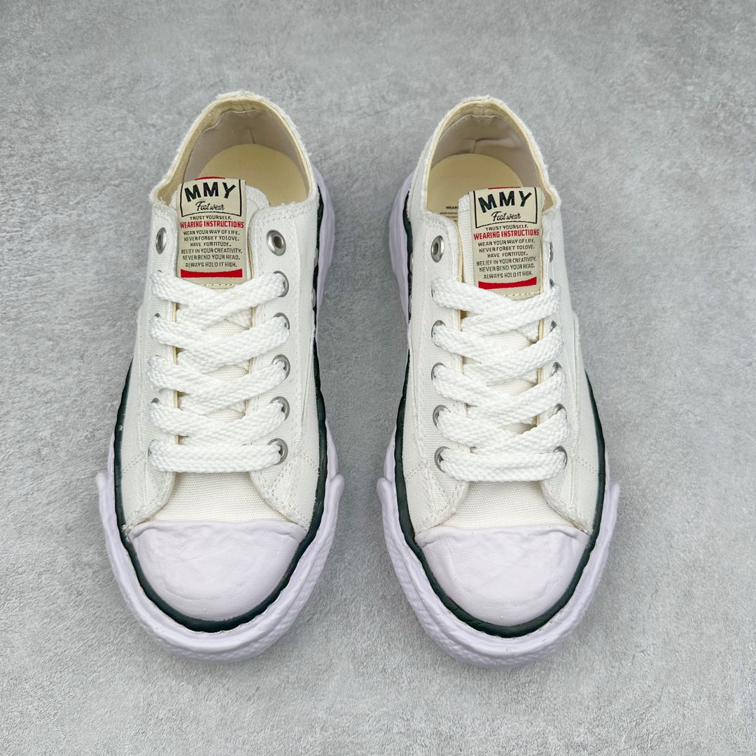 图片[2]-＃特价福利 余文乐挚爱单品 复古溶解风 日本概念时装设计师･三原康裕品牌MMY/Maison MIHARA YASUHIRO Wayne Original Sole Leather Low Sneaker贝壳头版变形溶解雪糕底低帮百搭休闲运动板鞋 广东原产#原楦原纸版开发楦型#全新开发双模一次发泡点位气孔EVA中底#底部嵌入组合RB橡胶耐磨大底#采用全粒面头层皮革鞋面材质#正确织麦及包装盒#清晰后跟电绣LOGO🆚区别市面普通版本‼️尺码：36-45-选品中心