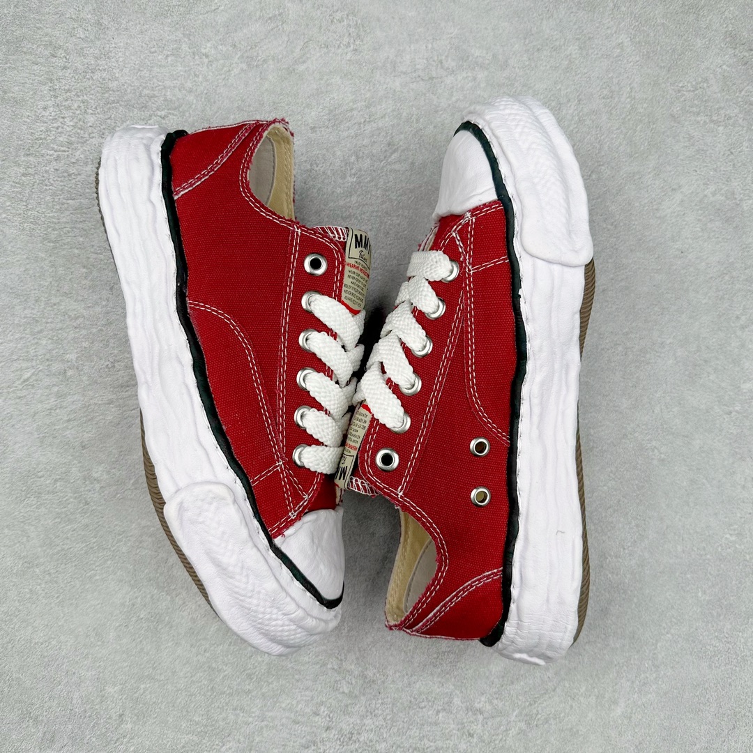 图片[3]-＃特价福利 余文乐挚爱单品 复古溶解风 日本概念时装设计师･三原康裕品牌MMY/Maison MIHARA YASUHIRO Wayne Original Sole Leather Low Sneaker贝壳头版变形溶解雪糕底低帮百搭休闲运动板鞋 广东原产#原楦原纸版开发楦型#全新开发双模一次发泡点位气孔EVA中底#底部嵌入组合RB橡胶耐磨大底#采用全粒面头层皮革鞋面材质#正确织麦及包装盒#清晰后跟电绣LOGO🆚区别市面普通版本‼️尺码：36-45-选品中心