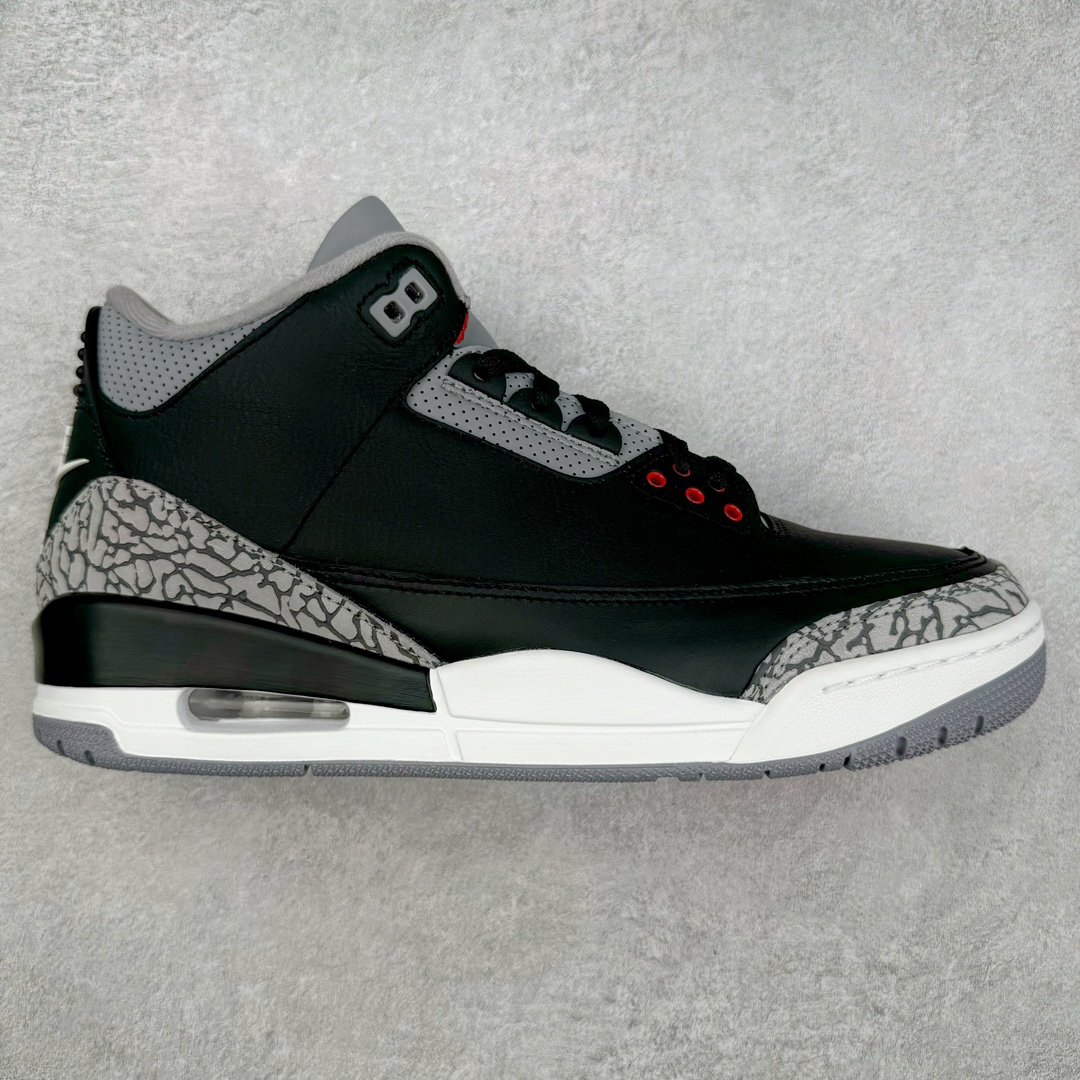 ＃QD纯原 Air Jordan AJ3 Retro 复刻黑水泥 DN3707-010 圈内最强三代系列 匠心打造 开发时长超过半年 目前可过各类鉴定或无法鉴定 裸鞋随便操作 全套原纸板楦头开发 原厂大底磨具加持立体防滑纹理 原装可视Air Sole气垫 原汁原味最完美的三代版型 唯一正确鞋头趴度弧度高度鞋身腰线 原厂TPU彩虹扎染后跟饰片 正确内里反口里网布 皮料菱角分明不变形无多余毛边 广东原厂zp同批次手工大底描漆拉丝 市场唯一原厂鞋扣模具 原厂织唛标 原厂飞人电绣工艺 尾指中部跳三针 独家绑鞋带手法 印刷中底布 四线拉帮 米色美纹纸贴合固定 进口港宝加持 后跟自然饱满 全鞋荧光划线卡点 追求极致完美 每一双都是工艺品 多重QC质检 超越公司货的品控标准 实实在在的免检产品 尺码：40.5 41 42 42.5 43 44 44.5 45 45.5 46 47.5 48.5-选品中心