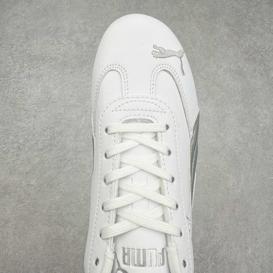 图片[4]-＃特价福利 PUMA Speedca OG 彪马极速赛车系列低帮德训风拼接复古百搭休闲运动赛车鞋 鞋款从80、90年代赛车手所穿的防火赛车鞋为原型，鞋身线条模仿了赛车的流线廓形 体现了空气动力学原理的结构 简约流畅的外观 恰好又和贯穿其中的Formstrip Logo融合恰到好处 视觉上细节丰富且协调 本次Speedcat OG鞋款归来 最大看点自然式保留了窄版鞋型以及薄底构造 这两年各品牌鞋底越做越厚 Speedcat反其道而行之 上脚几乎无鞋底的效果带来耳目一新的视觉体验 鞋面依旧是以质感细腻的麂皮材质打造 并且大面积近乎全包裹的使用 复古味道也愈发浓烈 配色上更是将最原始的黑色和红色带回 向F1赛车队的标志性队服致敬 相信让各位一眼种草的更多是出挑的大红色 上脚即可瞬间点亮整体造型 在以球鞋为核心的OOTD中脱颖而出 而另一款黑色则是低调的万金油 彰显新潮个性的同时又不喧宾夺主 也是热爱简约系穿搭朋友的首选 尺码：36 37 37.5 38 38.5 39 40 40.5 41 42 42.5 43 44 44.5 45-选品中心