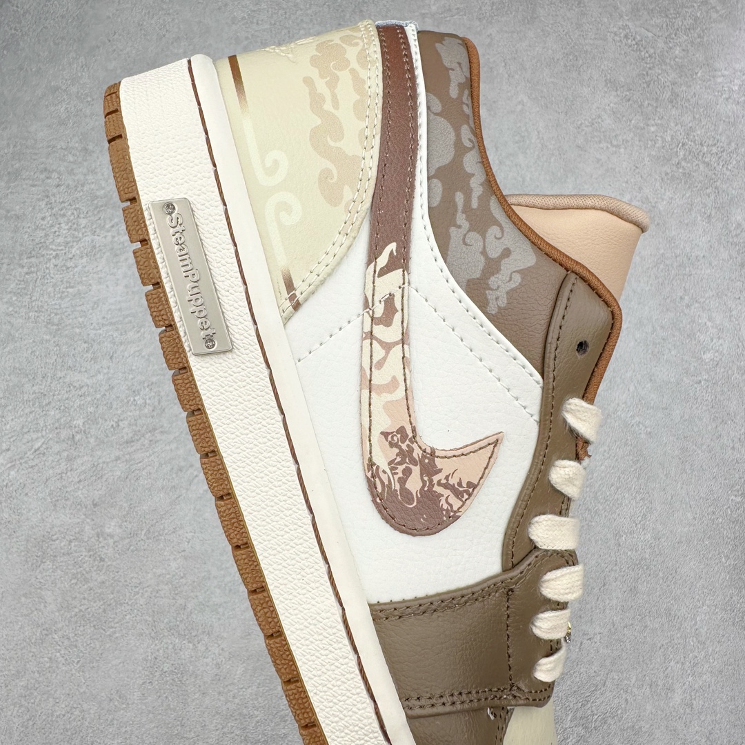 图片[6]-Air Jordan AJ1 Low 低帮系列定制配色 CF3688-021 原厂内置气垫魔块 A模大底 头层小牛皮 鞋舌AJ原厂专用牛津布+AJ专用反口珍珠布+原厂无杂质高弹内里海棉+特殊封边弹力鞋带 尺码：36 36.5 37.5 38 38.5 39 40 40.5 41 42 42.5 43 44 44.5 45 46-选品中心