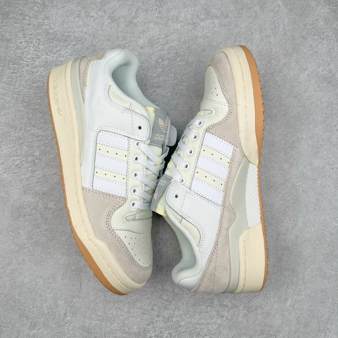 图片[3]-＃纯原特价福利 AD Forum 84 Low OG 低帮百搭潮流休闲运动板鞋 以复古篮球鞋的外形为基础 采用皮革拼接 简约百搭 更加贴合舒适 中底内侧网格造型起到点睛之笔 外底橡胶 更显复古 尺码：36 36.5 37.5 38 38.5 39 40 40.5 41 42 42.5 43 44 44.5 45-选品中心