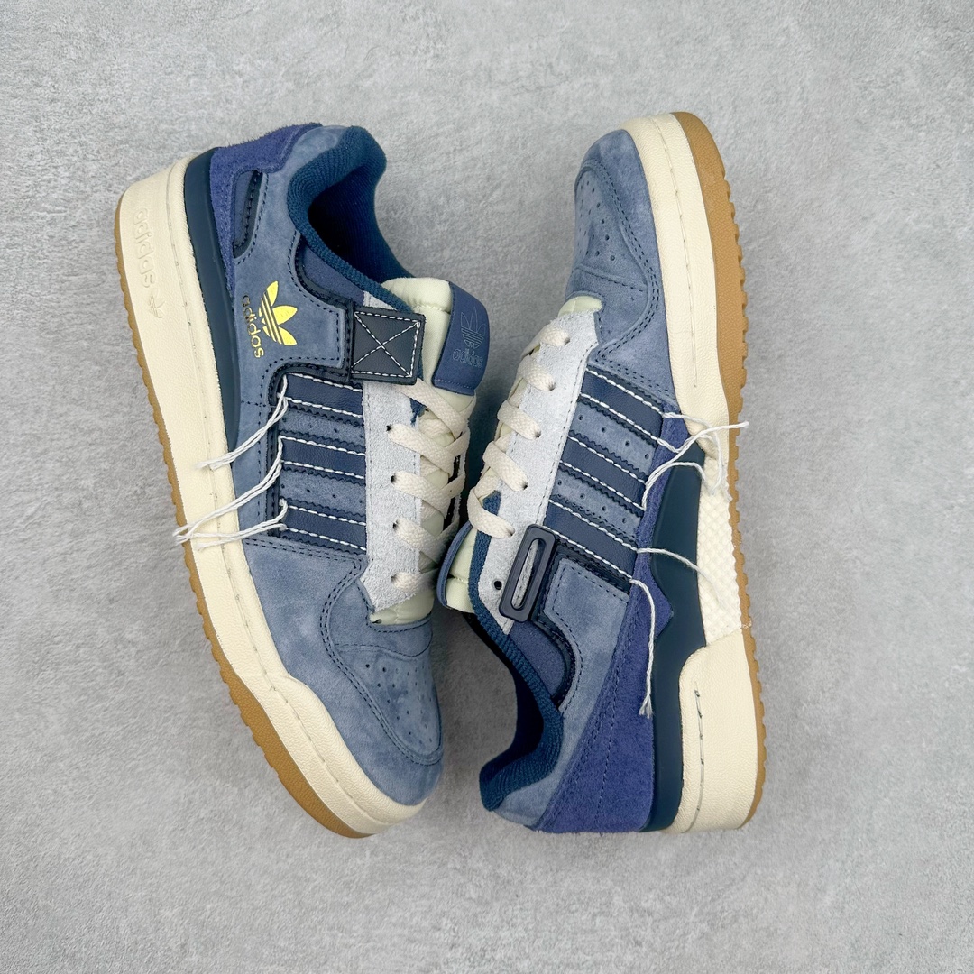 图片[3]-＃纯原特价福利 AD Forum 84 Low OG 低帮百搭潮流休闲运动板鞋 以复古篮球鞋的外形为基础 采用皮革拼接 简约百搭 更加贴合舒适 中底内侧网格造型起到点睛之笔 外底橡胶 更显复古 尺码：36 36.5 37.5 38 38.5 39 40 40.5 41 42 42.5 43 44 44.5 45-选品中心