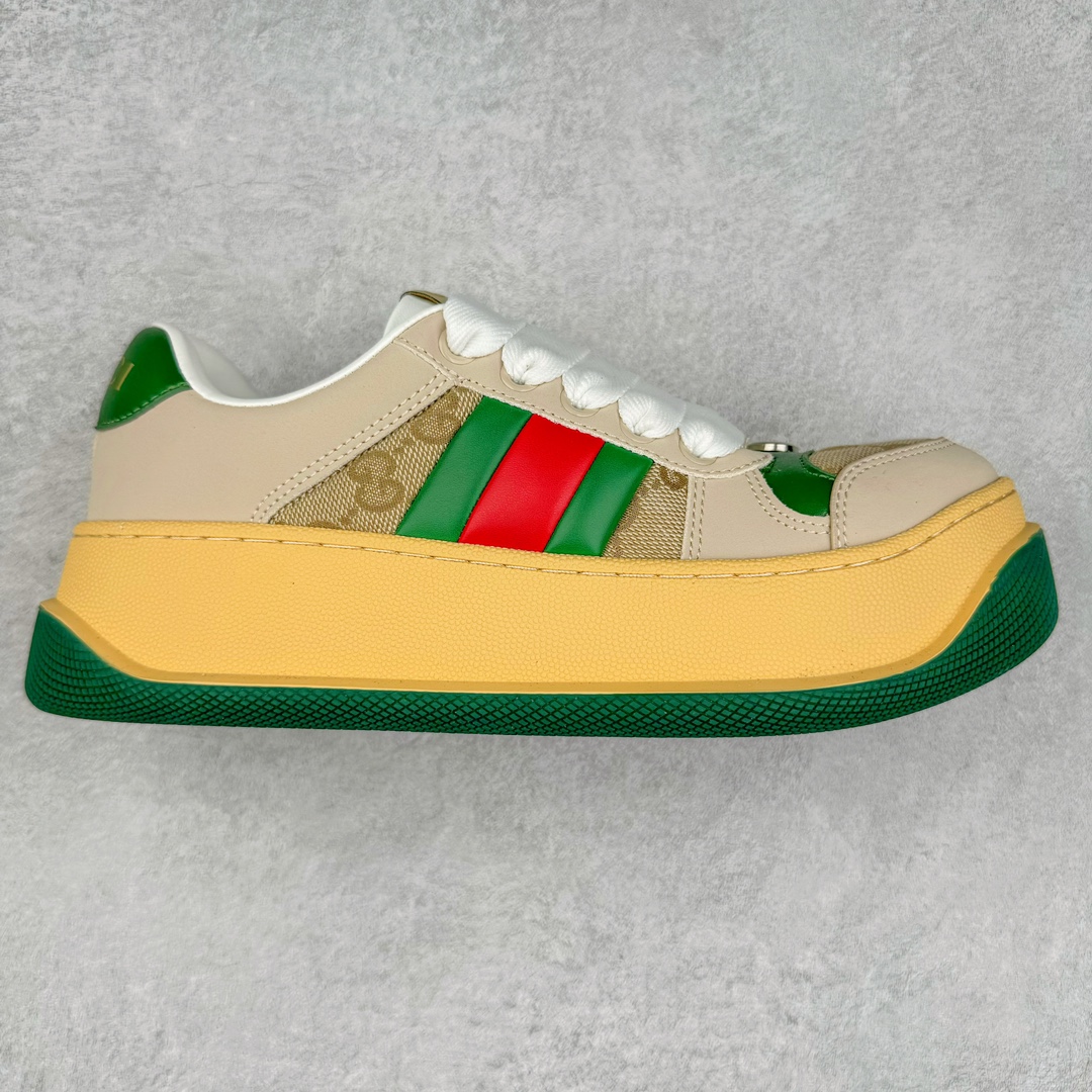 图片[8]-＃特价福利 Gucci Screener GG High-Top Sneaker休闲潮鞋系列意大利进口超软小牛皮+刺绣搭配 原装雪梨形超软沙绒纸团 鞋底采用超软橡胶大底内外锁死工艺 最大限度弯折永不开胶 原鞋一致效果环保无味 尺码：35-44-选品中心