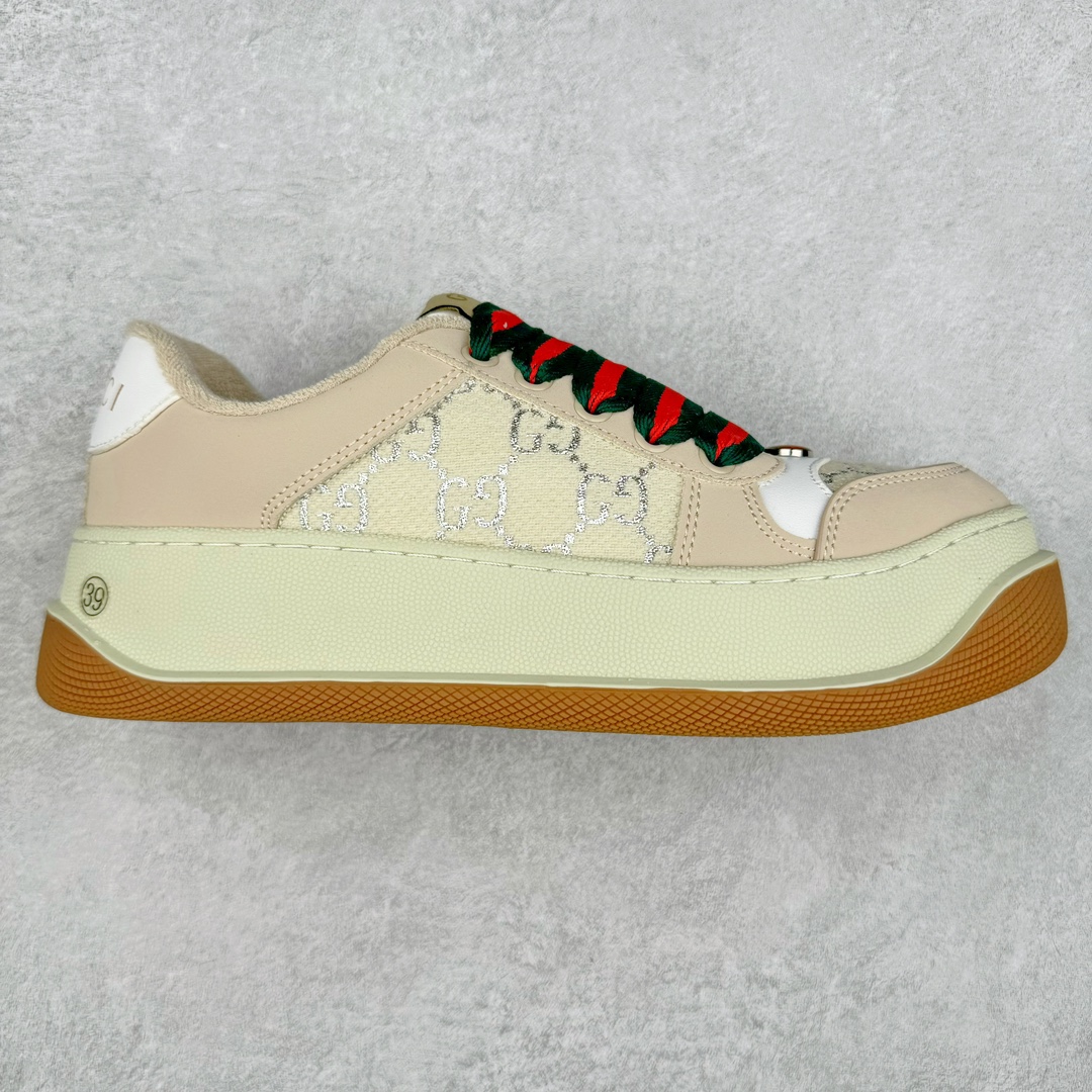 图片[7]-＃特价福利 Gucci Screener GG High-Top Sneaker休闲潮鞋系列意大利进口超软小牛皮+刺绣搭配 原装雪梨形超软沙绒纸团 鞋底采用超软橡胶大底内外锁死工艺 最大限度弯折永不开胶 原鞋一致效果环保无味 尺码：35-44-选品中心