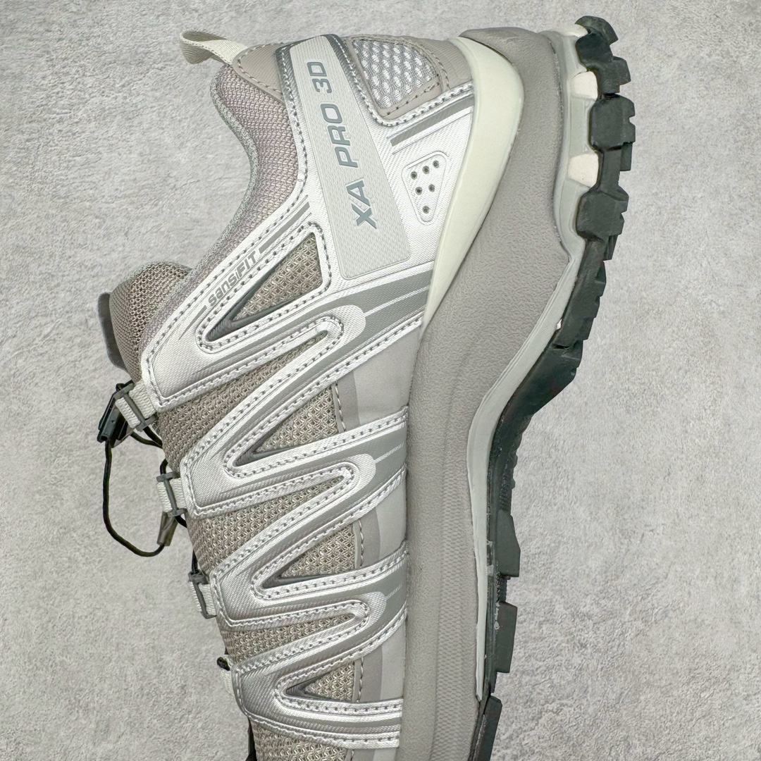 图片[7]-＃K版 SALOMON XA Pro 3D ADV 萨洛蒙潮流越野机能户外功能鞋 纯原外贸平台特供订单 耗时半年巨作 全套原纸板楦头开发 原厂特供网布配套加持 确保原汁原味 完美呈现版型 原档数据独家私模五层组合大底 原装Ortholite轻量化鞋垫 中底布带钢印编号 原厂TPU锁扣 进口港宝加持 后跟自然饱满 还原公司包裹性 鞋面采用SENSIFT贴合技术 全方位贴合包裹脚型 鞋跟部鞋底牵引设计 提供强大的抓地性能 更适应野外崎岖不平的道路 其3D ADVANCED CHASSIS底盘 材料轻量大化 钉齿设计更具稳定性 防护性 鞋底易磨损区运用CONTAGRIP高耐磨材料 应对城市硬质路面长距离跑考验 尺码：36 36.5 37.5 38 38.5 39 40 40.5 41 42 42.5 43 44 44.5 45 46.5-选品中心