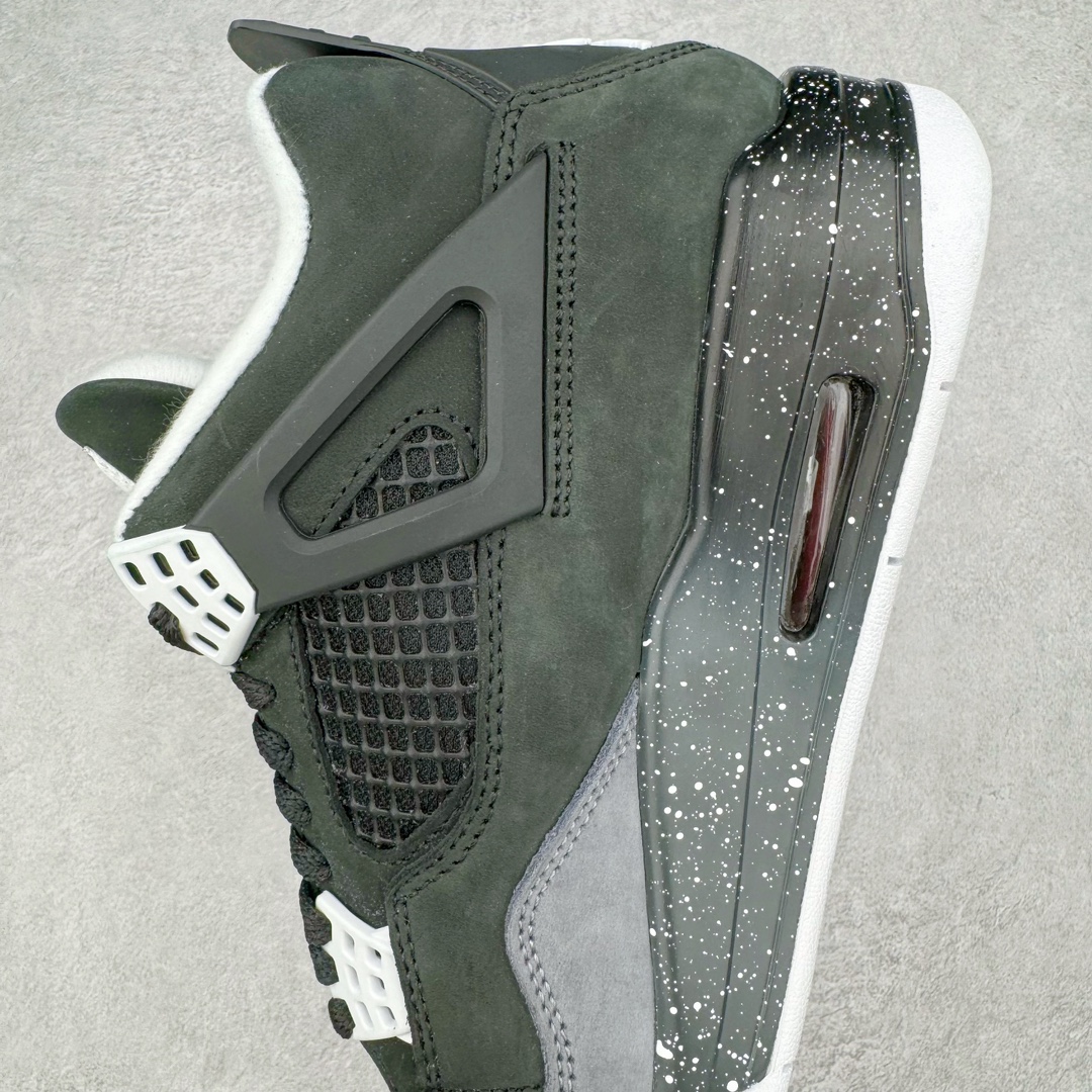 图片[7]-＃K版纯原 Air Jordan AJ4 Retro \\\” Fear \\\” 黑白恐惧 复刻2024版 FQ8138-002 全新升级改良 原鞋原楦原纸板同源开发 完美呈现乔4的版型 内侧正确双色网格 还原细节 原厂皮料 正确气垫颜色 正确网格工艺 正确拉帮工艺 全鞋原装材料制作 原档案原模具打造 支持全方位与正品对比 尺码：40 40.5 41 42 42.5 43 44 44.5 45 46 47.5-选品中心