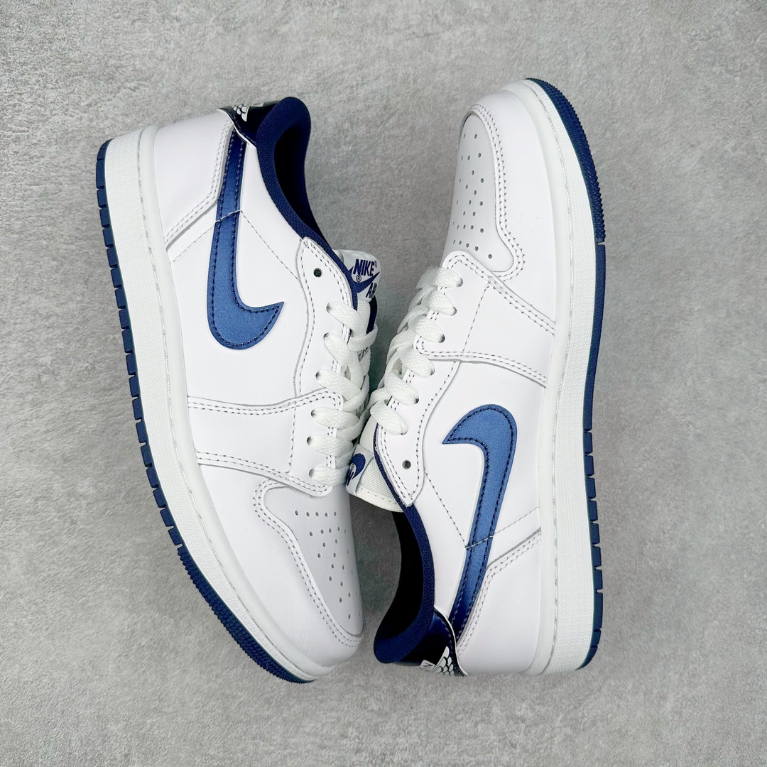 图片[3]-＃DT纯原 Air Jordan AJ1 Retro Low OG 低帮 白蓝 FB9933-141 外贸特供 原楦原纸板开发 极致一眼正品既视感 原厂皮料 原厂拉帮工艺 全部采用原厂电脑车 针距 边距完全同步原鞋 特供皮料一致原鞋 鞋面清洁度最高QC检验标准 控制溢胶 飞翼3D高频深度立体 鞋盒、防尘纸 均采购来自原厂 尺码：36 36.5 37.5 38 38.5 39 40 40.5 41 42 42.5 43 44 44.5 45 46 47.5-选品中心