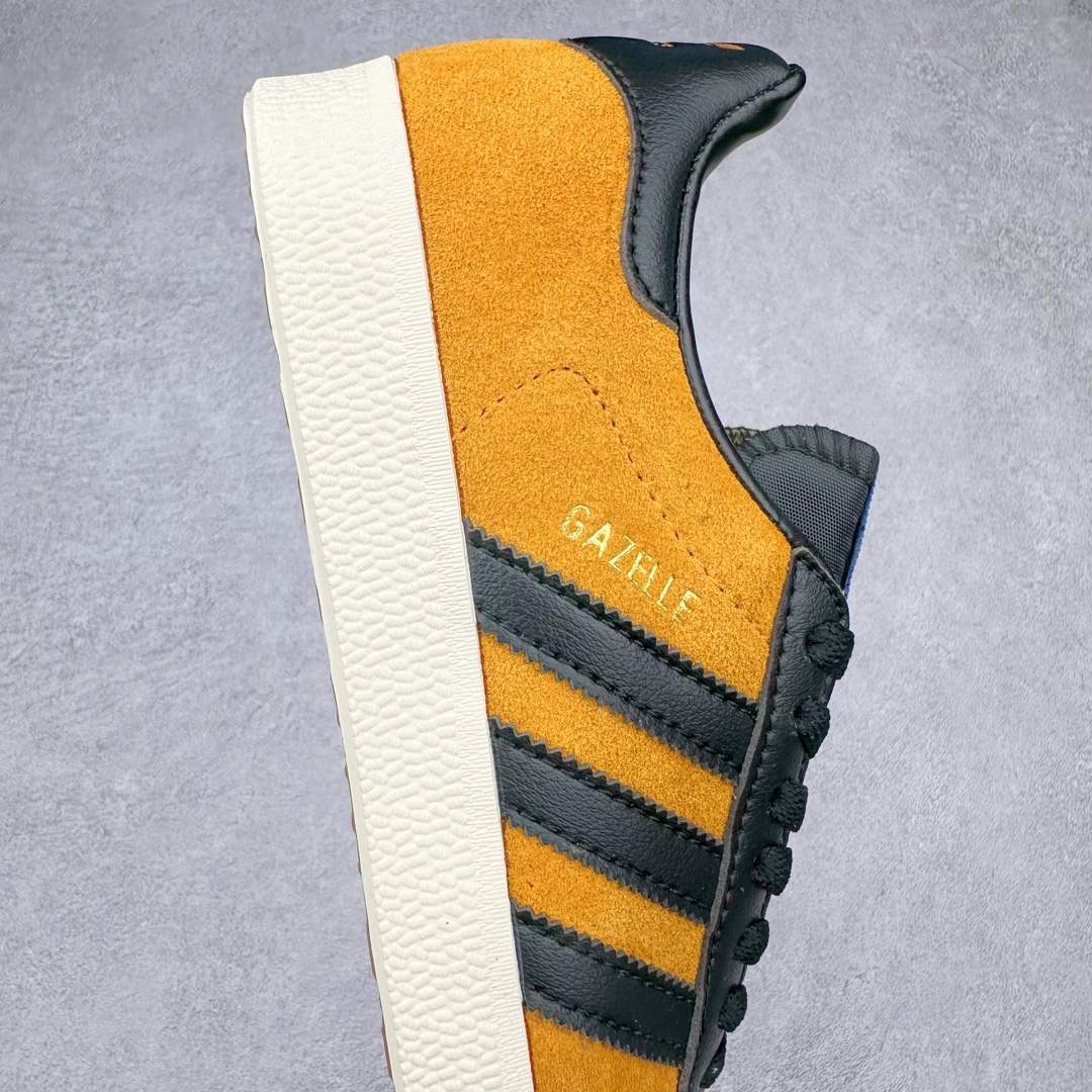 图片[6]-AD Gazelle Indoor Trainers 羚羊内训系列低帮复古百搭休闲运动德训风板鞋 JP5283 90年代经典的复刻版！自60年代以足球训练鞋面世以来,Gazelle就以其经典设计席卷全球。1991年版本的复刻,再造经典Gazelle。采用皮革打造,搭配浊色细节,让这款经典更加简约。尺码：36 36⅔ 37⅓ 38 38⅔ 39⅓ 40 40⅔ 41⅓ 42 42⅔ 43⅓ 44 45-选品中心