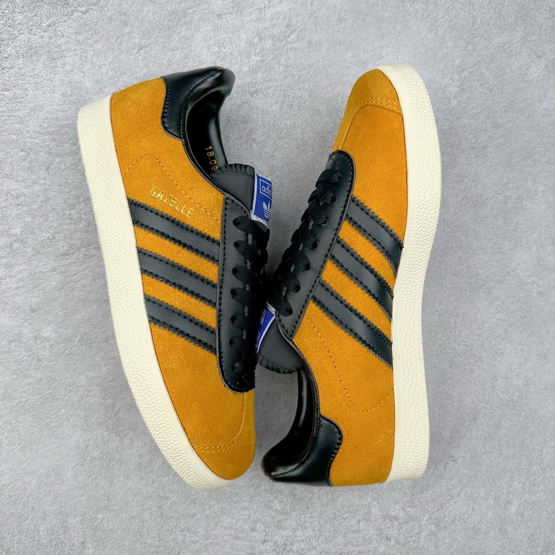 图片[3]-AD Gazelle Indoor Trainers 羚羊内训系列低帮复古百搭休闲运动德训风板鞋 JP5283 90年代经典的复刻版！自60年代以足球训练鞋面世以来,Gazelle就以其经典设计席卷全球。1991年版本的复刻,再造经典Gazelle。采用皮革打造,搭配浊色细节,让这款经典更加简约。尺码：36 36⅔ 37⅓ 38 38⅔ 39⅓ 40 40⅔ 41⅓ 42 42⅔ 43⅓ 44 45-选品中心