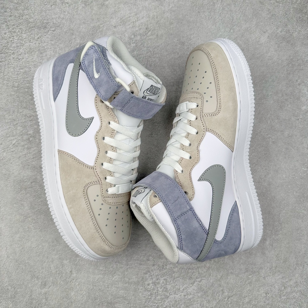 图片[3]-NK Air Force 1 Mid 空军一号中帮高帮百搭休闲运动板鞋 AL6896-557 柔软、弹性十足的缓震性能和出色的中底设计 横跨复古与现代的外型结合 造就出风靡全球三十多年的Force 1 尺码：36 36.5 37.5 38 38.5 39 40 40.5 41 42 42.5 43 44 44.5 45-选品中心