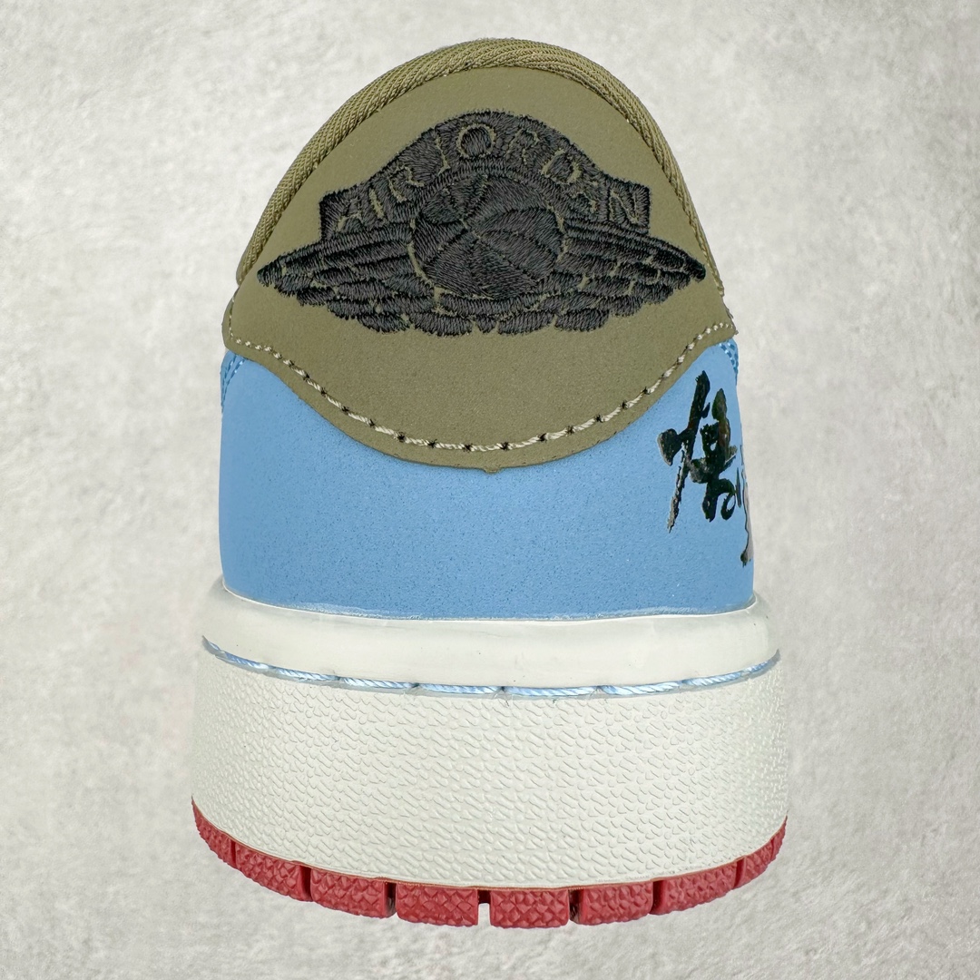 图片[8]-TS x Air Jordan AJ1 Low 倒钩低帮联名定制配色 CH6336-015 原厂内置气垫魔块 A模大底 头层小牛皮 鞋舌AJ原厂专用牛津布+AJ专用反口珍珠布+原厂无杂质高弹内里海棉+特殊封边弹力鞋带 尺码：36 36.5 37.5 38 38.5 39 40 40.5 41 42 42.5 43 44 44.5 45 46 47.5-选品中心