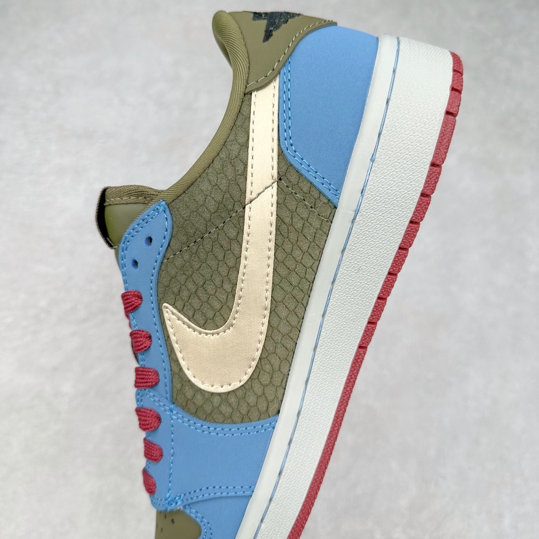 图片[7]-TS x Air Jordan AJ1 Low 倒钩低帮联名定制配色 CH6336-015 原厂内置气垫魔块 A模大底 头层小牛皮 鞋舌AJ原厂专用牛津布+AJ专用反口珍珠布+原厂无杂质高弹内里海棉+特殊封边弹力鞋带 尺码：36 36.5 37.5 38 38.5 39 40 40.5 41 42 42.5 43 44 44.5 45 46 47.5-选品中心