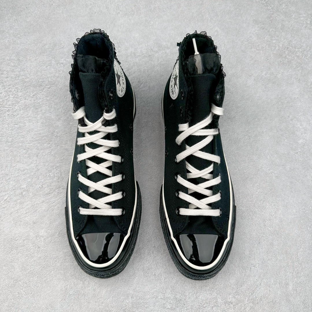 图片[2]-Converse Chuck 1970S 黑色蕾丝甜酷朋克风高帮帆布鞋 货号：A10026C 尺码：35 36 36.5 37 37.5 38 39 39.5 40-选品中心