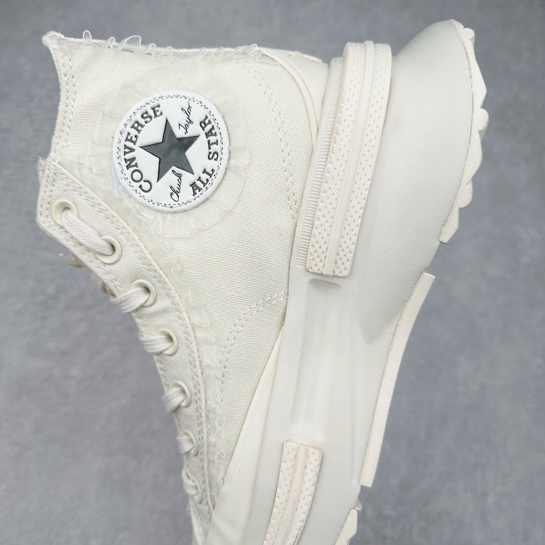 图片[7]-Converse LIFESTYLE Run Star Legacy 夹心蕾丝蝴蝶结厚底夹心高帮帆布鞋 经典夹心鞋型 厚底增高5公分 搭配极繁主义的Mini蝴蝶结和蕾丝边纯白干净 货号：A10027C 尺码：35 36 36.5 37 37.5 38 39 39.5 40-选品中心