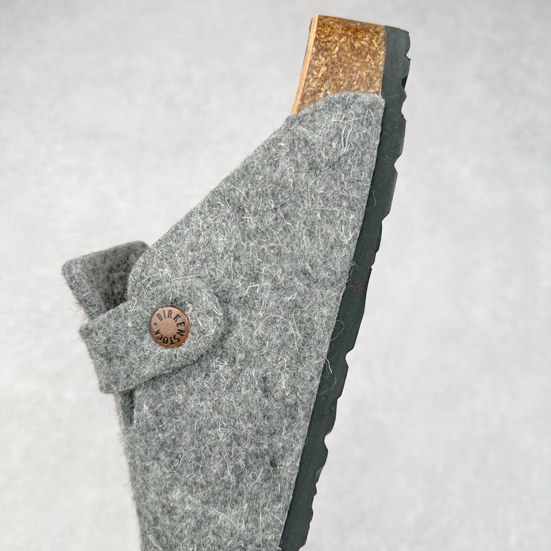 图片[7]-＃DC Birkenstock Boston VL 勃肯软木底包头拖鞋 天鹅绒般的绒面革赋子休闲的经典外观 四季皆宜 柔软的鞋床采用额外的泡沫缓冲层 提供额外的舒适感和全天支撑 全网独家首发 源于德国的严谨工艺 牛巴戎面 中层松木 EVA 三层组合大底 优质牛皮面料五金扣 出口订单 尺码：35-44-选品中心