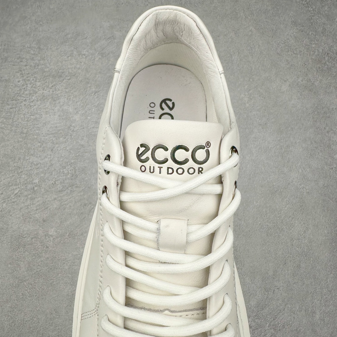 图片[5]-Ecco爱步休闲鞋子男鞋 透气防水百搭休闲板鞋 柔酷7号系列经典小白鞋 鞋面采用臻选牛皮 质感丰富，脚感柔软舒适 鞋面设有GORE-TEX防水薄膜 给你贴心防水保护 简约系带 贴合脚型 橡胶鞋底 轻盈柔韧，防滑耐磨 舒适耐穿 随享出行 休闲百搭 简约利落 尺码：38 39 40 41 42 43 44（皮鞋码）-选品中心