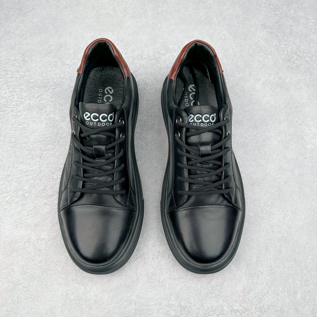 图片[2]-Ecco爱步休闲鞋子男鞋 透气防水百搭休闲板鞋 柔酷7号系列经典小白鞋 鞋面采用臻选牛皮 质感丰富，脚感柔软舒适 鞋面设有GORE-TEX防水薄膜 给你贴心防水保护 简约系带 贴合脚型 橡胶鞋底 轻盈柔韧，防滑耐磨 舒适耐穿 随享出行 休闲百搭 简约利落 尺码：38 39 40 41 42 43 44（皮鞋码）-选品中心