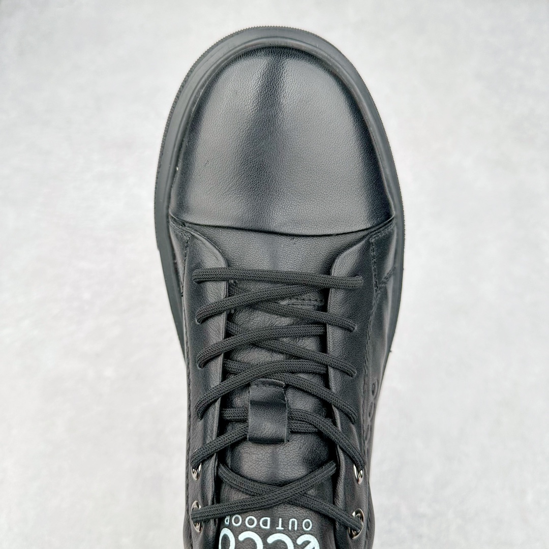 图片[4]-Ecco爱步休闲鞋子男鞋 透气防水百搭休闲板鞋 柔酷7号系列经典小白鞋 鞋面采用臻选牛皮 质感丰富，脚感柔软舒适 鞋面设有GORE-TEX防水薄膜 给你贴心防水保护 简约系带 贴合脚型 橡胶鞋底 轻盈柔韧，防滑耐磨 舒适耐穿 随享出行 休闲百搭 简约利落 尺码：38 39 40 41 42 43 44（皮鞋码）-选品中心