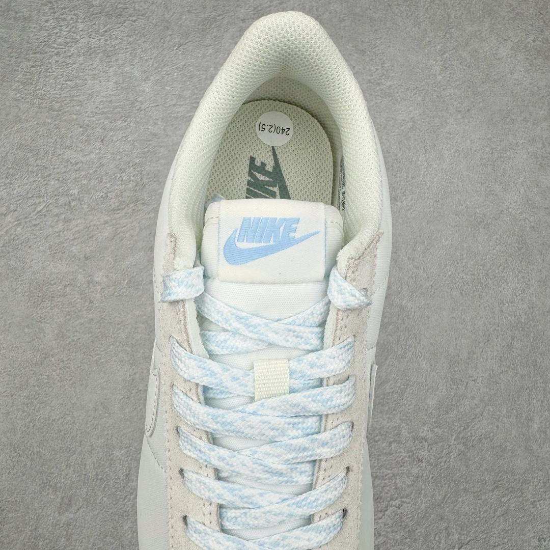 图片[5]-＃JC纯原 NK Classic Cortez Leather 阿甘复古初代皮革慢跑鞋 HF6410-101 实体平台指令订单 全套原纸板楦头开发 原厂数据大底磨具 一比一鞋头弧度高度鞋身弧度 细节品控鞋型随意对比 正确烫金高频细节 公司级标准检验QC 区分市面一切版本 完美复刻阿甘复古鞋型 尺码：35.5 36 36.5 37.5 38 38.5 39 40 40.5 41 42 42.5 43 44 45-选品中心