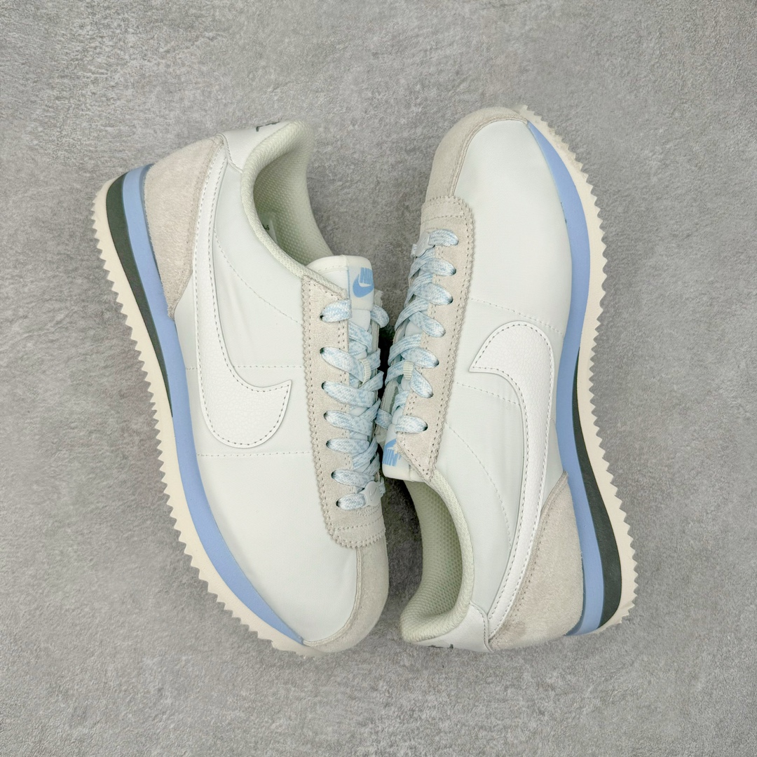 图片[3]-＃JC纯原 NK Classic Cortez Leather 阿甘复古初代皮革慢跑鞋 HF6410-101 实体平台指令订单 全套原纸板楦头开发 原厂数据大底磨具 一比一鞋头弧度高度鞋身弧度 细节品控鞋型随意对比 正确烫金高频细节 公司级标准检验QC 区分市面一切版本 完美复刻阿甘复古鞋型 尺码：35.5 36 36.5 37.5 38 38.5 39 40 40.5 41 42 42.5 43 44 45-选品中心