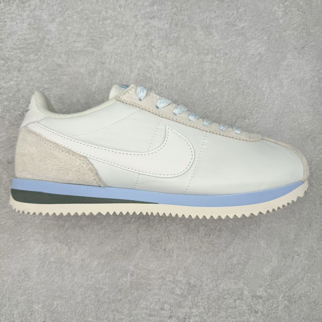＃JC纯原 NK Classic Cortez Leather 阿甘复古初代皮革慢跑鞋 HF6410-101 实体平台指令订单 全套原纸板楦头开发 原厂数据大底磨具 一比一鞋头弧度高度鞋身弧度 细节品控鞋型随意对比 正确烫金高频细节 公司级标准检验QC 区分市面一切版本 完美复刻阿甘复古鞋型 尺码：35.5 36 36.5 37.5 38 38.5 39 40 40.5 41 42 42.5 43 44 45-选品中心