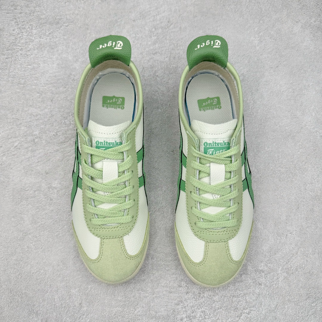 图片[2]-＃MOK Asics Onitsuka Tiger MEXICO 66 亚瑟士鬼冢虎复古经典板鞋 市场最强版本 每个配色均购入原鞋校对 真正原厂头层牛皮 如假包赔 纹路、色泽、皮心颜色 质感百分百还原 海外订单工厂出品 超成熟稳定的做工品控 原装全套纸板楦头开发 原汁原味 完美呈现版型 私模正确鞋底咬花纹路 一比一鞋头弧度高度鞋身弧度 绝不口嗨 细节品控鞋型随意秒杀市面 原档咬花纹路私模大底 一个单元有六个三角形 总体形拼接呈现花瓣状 官方四联吊牌 原装Ortholite轻量化鞋垫 原盒原配 质保卡 说明书 钢印防尘纸 纸板中底带钢印 乳胶组合鞋垫 支持全方位的对比专柜 产品从款式颜色造型上体现出追求舒适和细节的完美 鞋类更是推崇手工制作的严谨与完美 融舒适性与可穿性的设计风格 注重细节的完美和别致魅力 既保持稳重 又不失轻松的时尚感 尺码：36 37 37.5 38 39 39.5 40 40.5 41.5 42 42.5 43.5 44 45 46-选品中心