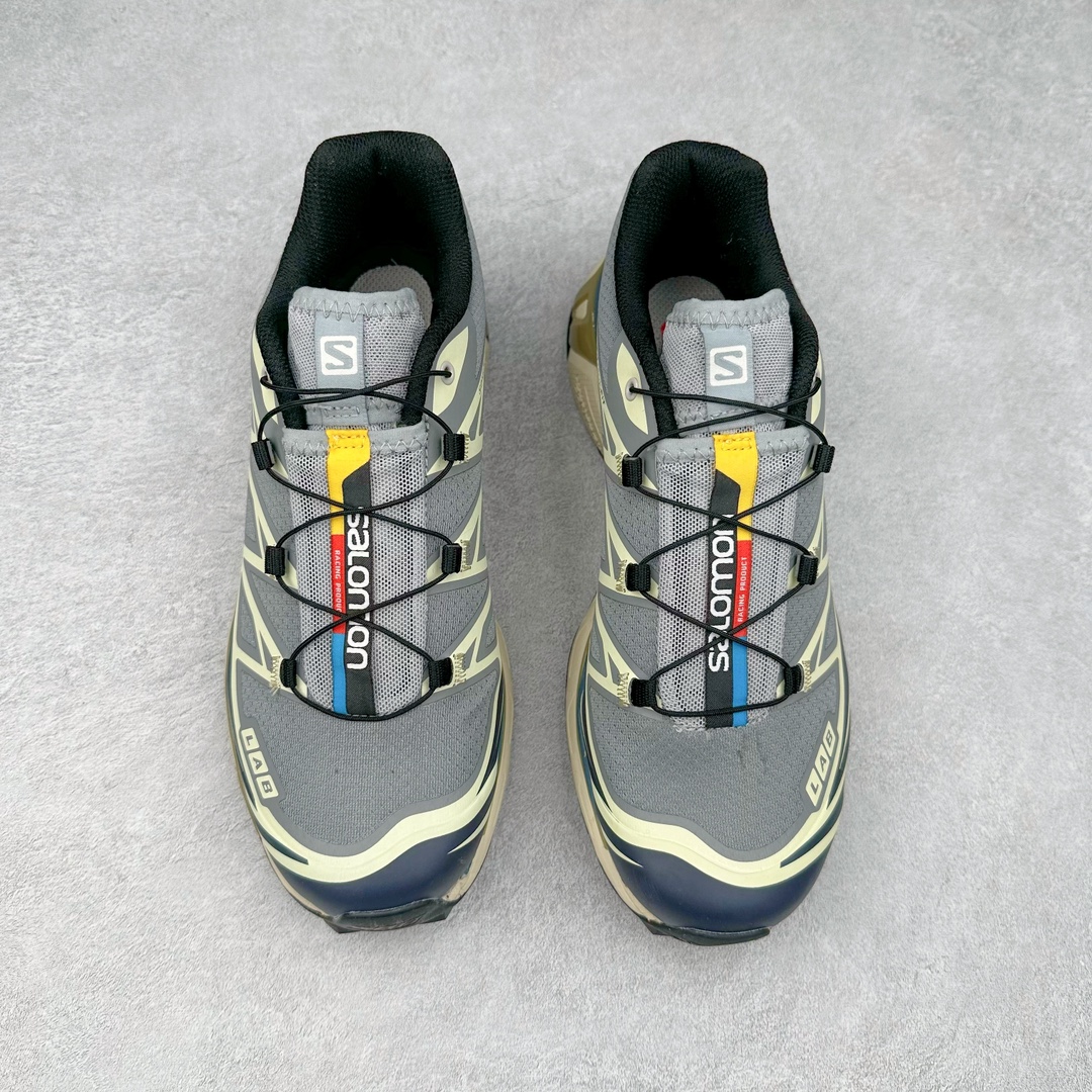 图片[2]-＃X版纯原福利 Salomon 萨洛蒙 XT-6 复古机能户外跑鞋 这双XT-6 鞋面以锯齿状的包裹系统呈现 在黑色基底之下加入了各种色点缀 内嵌式的袜套设计与 Quicklace 系带系统一道 实现了立体包裹与精准贴合 结合 Contagrip 大底科技 让穿着者可以轻松驾驭户外与通勤下的任何运动生活场景 无缝鞋身户外随意纵横 颜值与脚感兼备 出街通勤 绝对非常吸睛 你值得拥有 尺码：36 36.5 37.5 38 38.5 39 40 40.5 41 42 42.5 43 44 44.5 45-选品中心