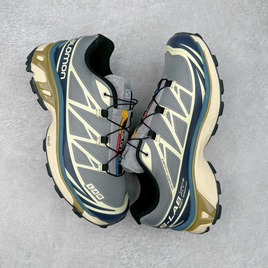 图片[3]-＃X版纯原福利 Salomon 萨洛蒙 XT-6 复古机能户外跑鞋 这双XT-6 鞋面以锯齿状的包裹系统呈现 在黑色基底之下加入了各种色点缀 内嵌式的袜套设计与 Quicklace 系带系统一道 实现了立体包裹与精准贴合 结合 Contagrip 大底科技 让穿着者可以轻松驾驭户外与通勤下的任何运动生活场景 无缝鞋身户外随意纵横 颜值与脚感兼备 出街通勤 绝对非常吸睛 你值得拥有 尺码：36 36.5 37.5 38 38.5 39 40 40.5 41 42 42.5 43 44 44.5 45-选品中心