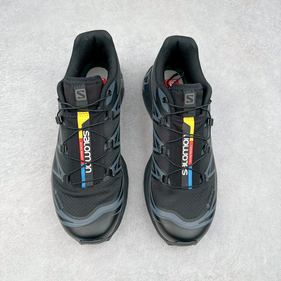 图片[2]-＃X版纯原福利 Salomon 萨洛蒙 XT-6 复古机能户外跑鞋 这双XT-6 鞋面以锯齿状的包裹系统呈现 在黑色基底之下加入了各种色点缀 内嵌式的袜套设计与 Quicklace 系带系统一道 实现了立体包裹与精准贴合 结合 Contagrip 大底科技 让穿着者可以轻松驾驭户外与通勤下的任何运动生活场景 无缝鞋身户外随意纵横 颜值与脚感兼备 出街通勤 绝对非常吸睛 你值得拥有 尺码：36 36.5 37.5 38 38.5 39 40 40.5 41 42 42.5 43 44 44.5 45-选品中心