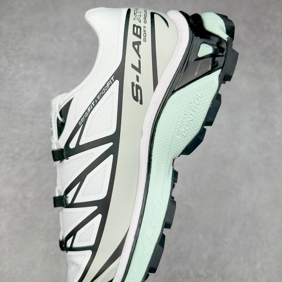 图片[7]-＃X版纯原福利 Salomon 萨洛蒙 XT-6 复古机能户外跑鞋 这双XT-6 鞋面以锯齿状的包裹系统呈现 在黑色基底之下加入了各种色点缀 内嵌式的袜套设计与 Quicklace 系带系统一道 实现了立体包裹与精准贴合 结合 Contagrip 大底科技 让穿着者可以轻松驾驭户外与通勤下的任何运动生活场景 无缝鞋身户外随意纵横 颜值与脚感兼备 出街通勤 绝对非常吸睛 你值得拥有 尺码：36 36.5 37.5 38 38.5 39 40 40.5 41 42 42.5 43 44 44.5 45-选品中心