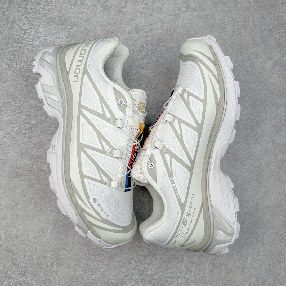 图片[3]-＃X版纯原福利 Salomon 萨洛蒙 XT-6 复古机能户外跑鞋 这双XT-6 鞋面以锯齿状的包裹系统呈现 在黑色基底之下加入了各种色点缀 内嵌式的袜套设计与 Quicklace 系带系统一道 实现了立体包裹与精准贴合 结合 Contagrip 大底科技 让穿着者可以轻松驾驭户外与通勤下的任何运动生活场景 无缝鞋身户外随意纵横 颜值与脚感兼备 出街通勤 绝对非常吸睛 你值得拥有 尺码：36 36.5 37.5 38 38.5 39 40 40.5 41 42 42.5 43 44 44.5 45-选品中心