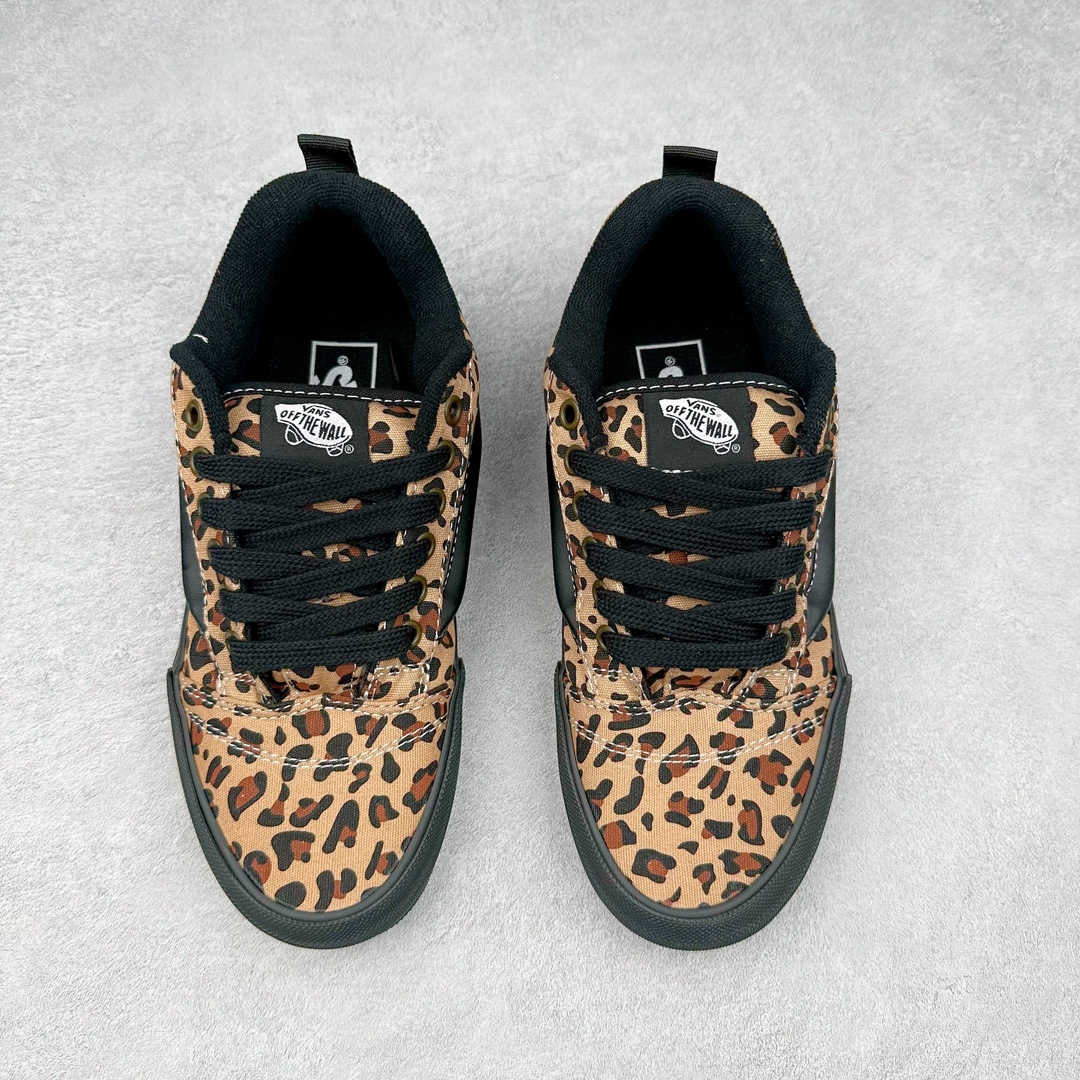 图片[2]-Vans Knu Skool 豹纹 肥胖版立体大Logo 加厚鞋舌 低帮复古休闲硫化面包鞋 尺码：35 36 36.5 37 38 38.5 39 40 40.5 41 42 42.5 43 44 45 工艺：硫化1：1（重量1：1、真标、原钢印、材质标、鞋型标、合格证）-选品中心