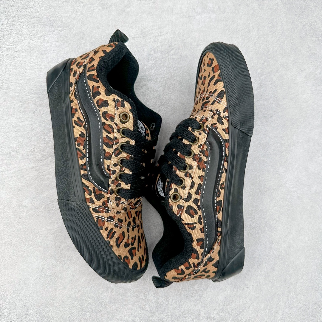 图片[3]-Vans Knu Skool 豹纹 肥胖版立体大Logo 加厚鞋舌 低帮复古休闲硫化面包鞋 尺码：35 36 36.5 37 38 38.5 39 40 40.5 41 42 42.5 43 44 45 工艺：硫化1：1（重量1：1、真标、原钢印、材质标、鞋型标、合格证）-选品中心