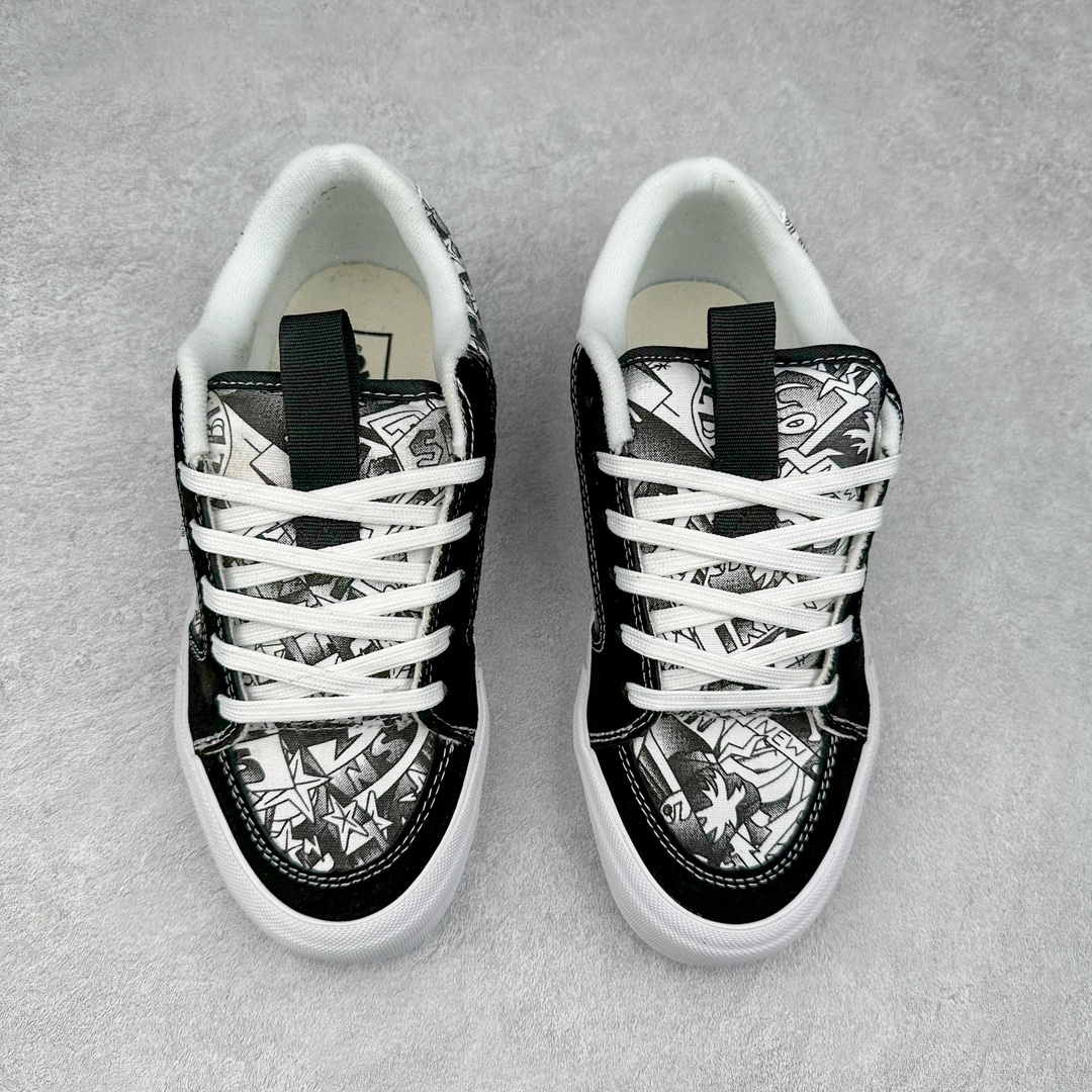 图片[2]-Vans Chukka Push SNS 联名 款防滑低帮休闲滑板鞋 以Venice 沙滩为主题 鞋面整体以米白为主色 搭配了黑色涂鸦图案 鞋垫部分也同样表示了其合作身份 外底则采用了比较清新的天蓝并且随鞋印刷SNS联名图案 尺码：35 36 36.5 37 38 38.5 39 40 40.5 41 42 42.5 43 44 45-选品中心