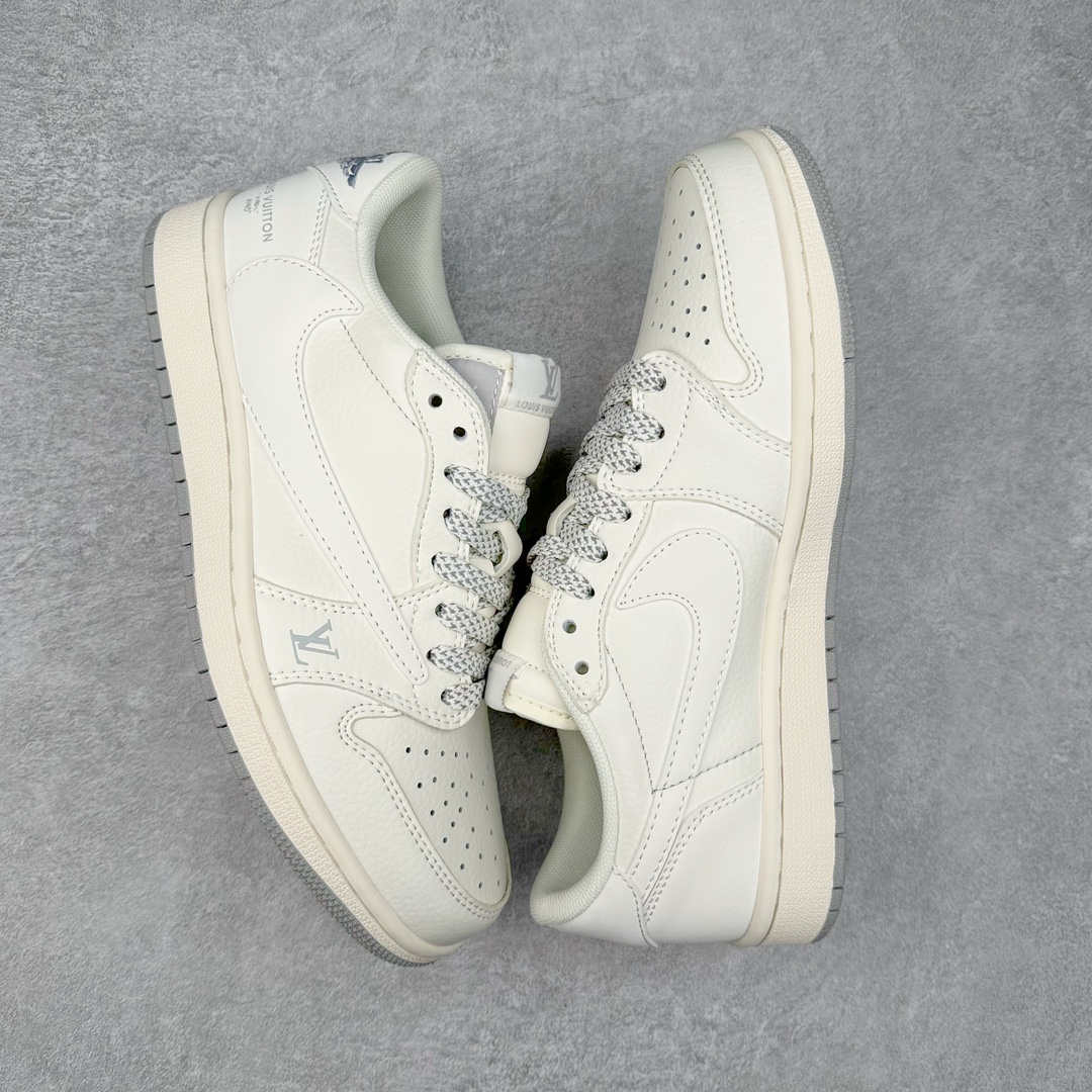 图片[3]-TS x Air Jordan AJ1 Low 倒钩低帮联名定制配色 XZ1268-002 原厂内置气垫魔块 A模大底 头层小牛皮 鞋舌AJ原厂专用牛津布+AJ专用反口珍珠布+原厂无杂质高弹内里海棉+特殊封边弹力鞋带 尺码：36 36.5 37.5 38 38.5 39 40 40.5 41 42 42.5 43 44 44.5 45 46 47.5-选品中心