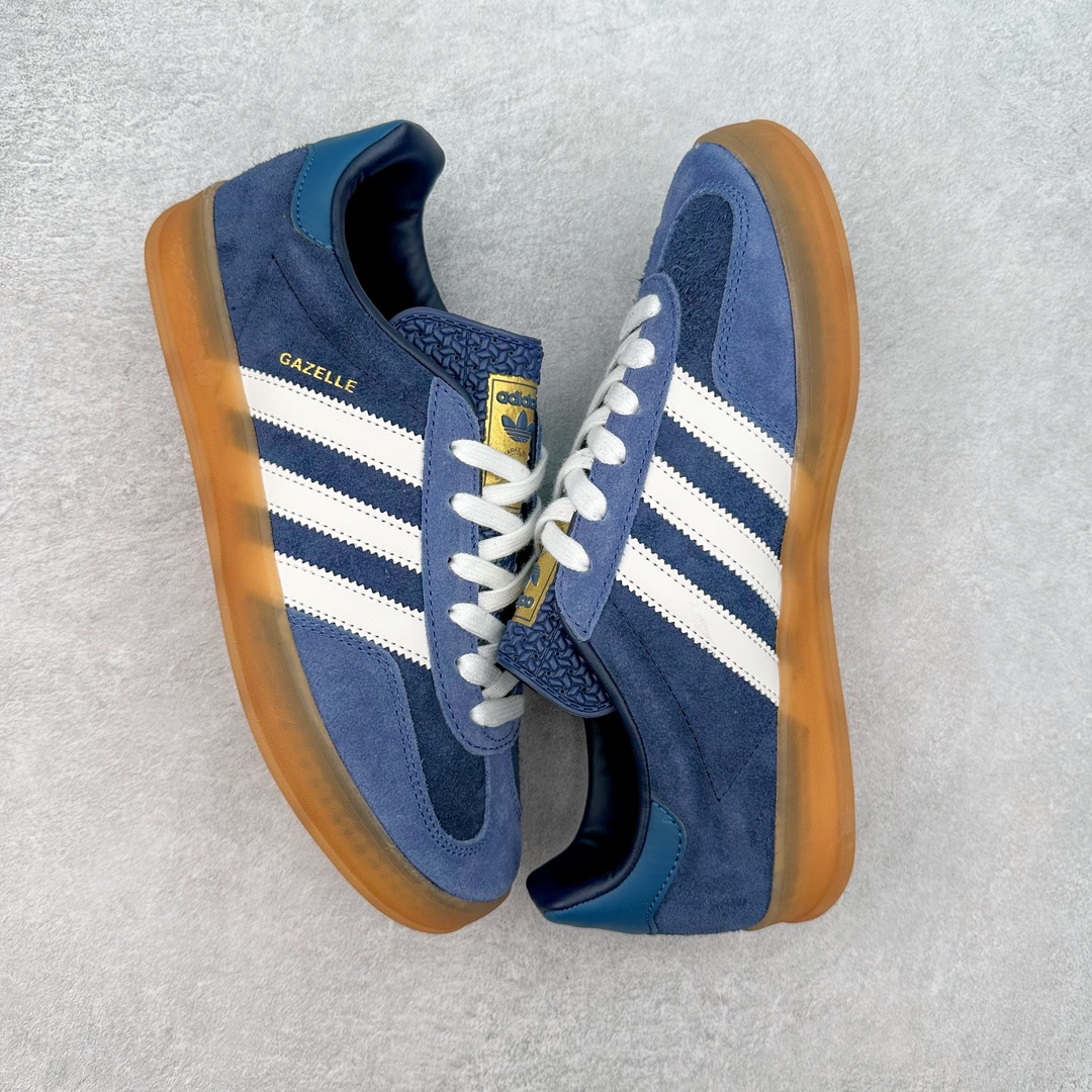 图片[3]-AD Gazelle Indoor Trainers 羚羊内训系列低帮复古百搭休闲运动德训风板鞋 JI0322 90年代经典的复刻版！自60年代以足球训练鞋面世以来,Gazelle就以其经典设计席卷全球。1991年版本的复刻,再造经典Gazelle。采用皮革打造,搭配浊色细节,让这款经典更加简约。尺码：36 36⅔ 37⅓ 38 38⅔ 39⅓ 40 40⅔ 41⅓ 42 42⅔ 43⅓ 44 45-选品中心