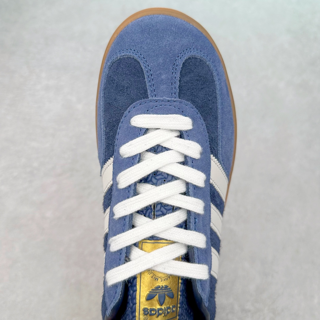 图片[4]-AD Gazelle Indoor Trainers 羚羊内训系列低帮复古百搭休闲运动德训风板鞋 JI0322 90年代经典的复刻版！自60年代以足球训练鞋面世以来,Gazelle就以其经典设计席卷全球。1991年版本的复刻,再造经典Gazelle。采用皮革打造,搭配浊色细节,让这款经典更加简约。尺码：36 36⅔ 37⅓ 38 38⅔ 39⅓ 40 40⅔ 41⅓ 42 42⅔ 43⅓ 44 45-选品中心