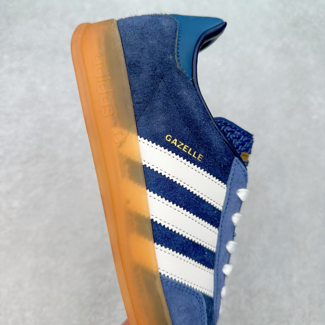 图片[6]-AD Gazelle Indoor Trainers 羚羊内训系列低帮复古百搭休闲运动德训风板鞋 JI0322 90年代经典的复刻版！自60年代以足球训练鞋面世以来,Gazelle就以其经典设计席卷全球。1991年版本的复刻,再造经典Gazelle。采用皮革打造,搭配浊色细节,让这款经典更加简约。尺码：36 36⅔ 37⅓ 38 38⅔ 39⅓ 40 40⅔ 41⅓ 42 42⅔ 43⅓ 44 45-选品中心