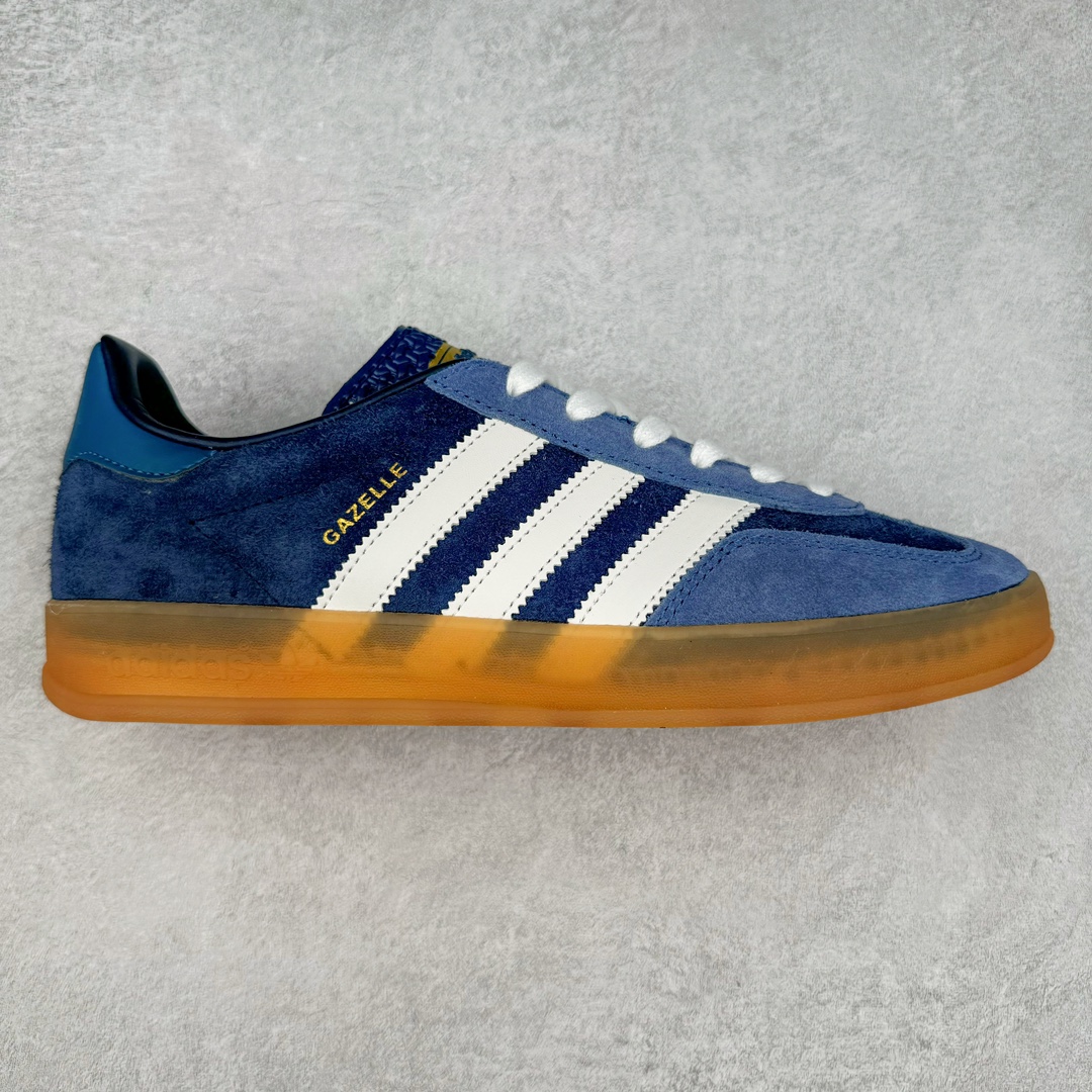 AD Gazelle Indoor Trainers 羚羊内训系列低帮复古百搭休闲运动德训风板鞋 JI0322 90年代经典的复刻版！自60年代以足球训练鞋面世以来,Gazelle就以其经典设计席卷全球。1991年版本的复刻,再造经典Gazelle。采用皮革打造,搭配浊色细节,让这款经典更加简约。尺码：36 36⅔ 37⅓ 38 38⅔ 39⅓ 40 40⅔ 41⅓ 42 42⅔ 43⅓ 44 45-选品中心
