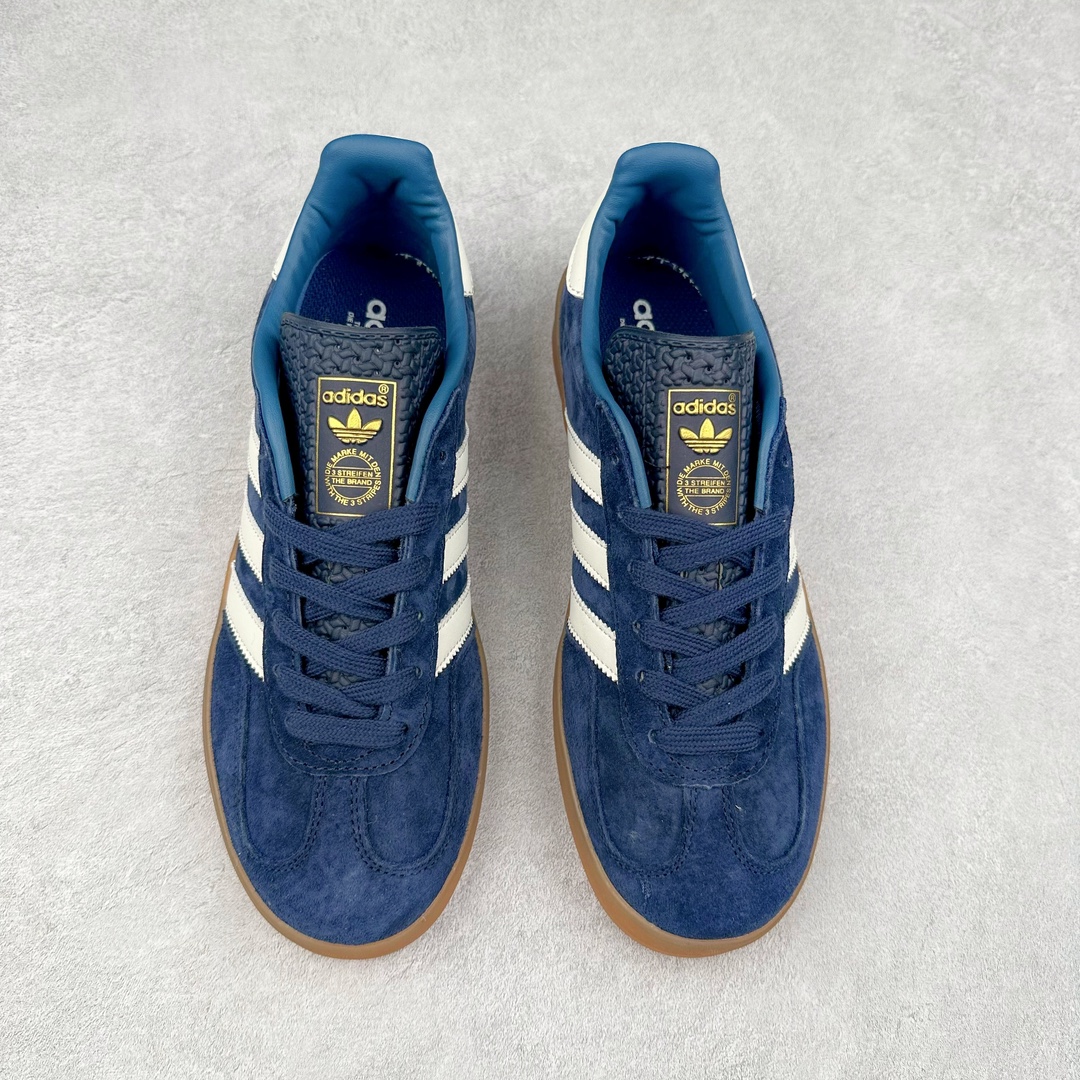 图片[2]-AD Gazelle Indoor Trainers 羚羊内训系列低帮复古百搭休闲运动德训风板鞋 IH7501 90年代经典的复刻版！自60年代以足球训练鞋面世以来,Gazelle就以其经典设计席卷全球。1991年版本的复刻,再造经典Gazelle。采用皮革打造,搭配浊色细节,让这款经典更加简约。尺码：36 36⅔ 37⅓ 38 38⅔ 39⅓ 40 40⅔ 41⅓ 42 42⅔ 43⅓ 44 45-选品中心