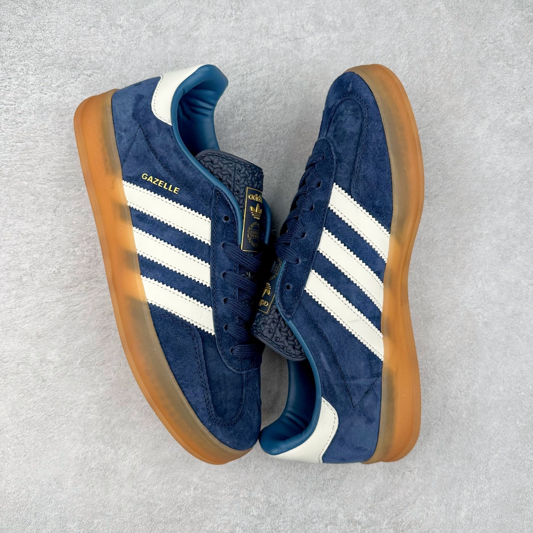 图片[3]-AD Gazelle Indoor Trainers 羚羊内训系列低帮复古百搭休闲运动德训风板鞋 IH7501 90年代经典的复刻版！自60年代以足球训练鞋面世以来,Gazelle就以其经典设计席卷全球。1991年版本的复刻,再造经典Gazelle。采用皮革打造,搭配浊色细节,让这款经典更加简约。尺码：36 36⅔ 37⅓ 38 38⅔ 39⅓ 40 40⅔ 41⅓ 42 42⅔ 43⅓ 44 45-选品中心