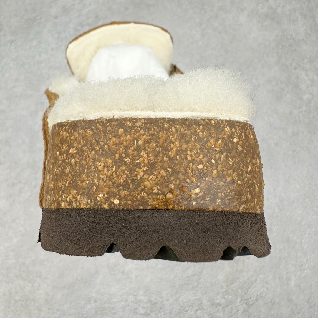 图片[8]-＃CS Birkenstock Boston VL 勃肯软木底包头拖鞋 天鹅绒般的绒面革赋子休闲的经典外观 四季皆宜 柔软的鞋床采用额外的泡沫缓冲层 提供额外的舒适感和全天支撑 全网独家首发 源于德国的严谨工艺 牛巴戎面 中层松木 EVA 三层组合大底 优质牛皮面料五金扣 出口订单 尺码：35-44-选品中心