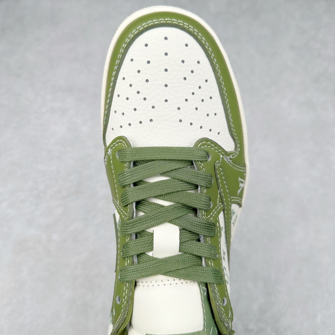 图片[4]-TS x Air Jordan AJ1 Low 倒钩低帮联名定制配色 LX1988-105 原厂内置气垫魔块 A模大底 头层小牛皮 鞋舌AJ原厂专用牛津布+AJ专用反口珍珠布+原厂无杂质高弹内里海棉+特殊封边弹力鞋带 尺码：36 36.5 37.5 38 38.5 39 40 40.5 41 42 42.5 43 44 44.5 45 46 47.5-选品中心