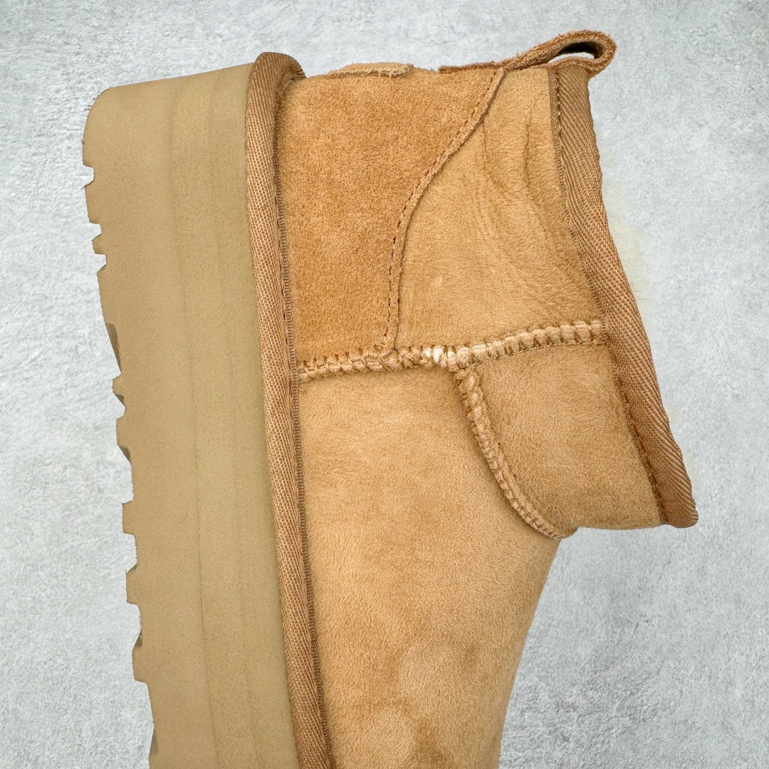 图片[6]-＃CS UGG 5092 周冬雨Mini厚底秋冬羊皮毛一体雪地靴 全鞋采用ZP同厂 隆丰A级澳洲进口羊皮毛一体 品牌代工厂生产线 完全遵循ZP工艺流程 代工厂原厂版师 秉承无原鞋不开发选择 注重每一处细节 市面最正版型 TREADLITE\\\”轻翼\\\”科技外底 轻便/耐用/柔韧/桩型【售后郑重承诺】一个月内若出现重大脱胶/断底等质量问题 直接为您换新！尺码：35 36 37 38 39 40-选品中心