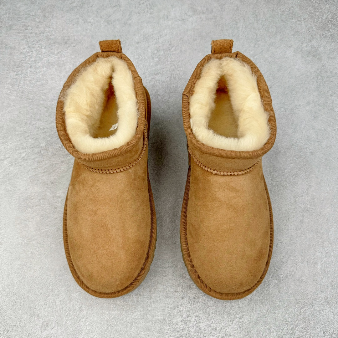 图片[2]-＃CS UGG 5092 周冬雨Mini厚底秋冬羊皮毛一体雪地靴 全鞋采用ZP同厂 隆丰A级澳洲进口羊皮毛一体 品牌代工厂生产线 完全遵循ZP工艺流程 代工厂原厂版师 秉承无原鞋不开发选择 注重每一处细节 市面最正版型 TREADLITE\\\”轻翼\\\”科技外底 轻便/耐用/柔韧/桩型【售后郑重承诺】一个月内若出现重大脱胶/断底等质量问题 直接为您换新！尺码：35 36 37 38 39 40-选品中心