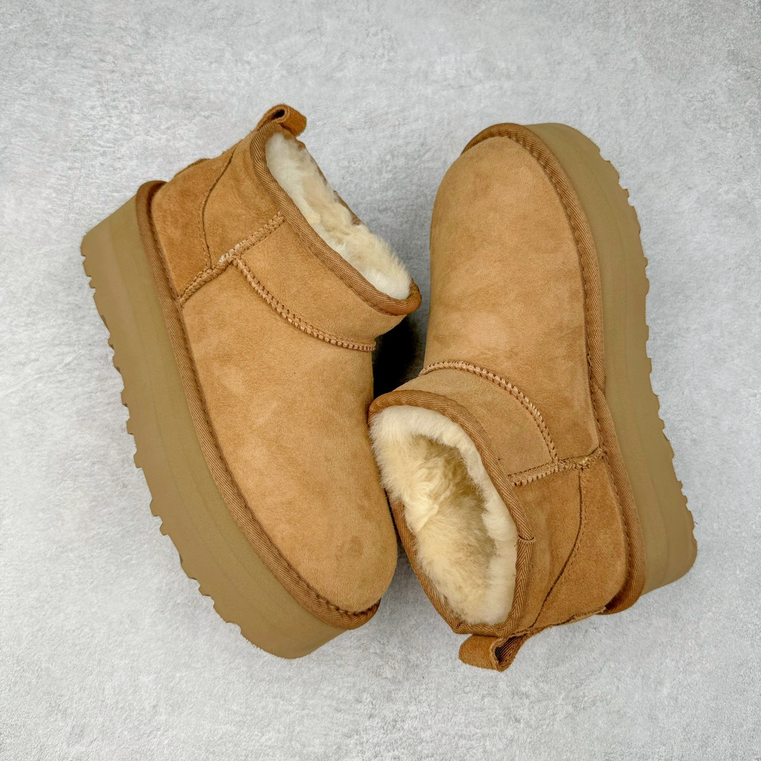 图片[3]-＃CS UGG 5092 周冬雨Mini厚底秋冬羊皮毛一体雪地靴 全鞋采用ZP同厂 隆丰A级澳洲进口羊皮毛一体 品牌代工厂生产线 完全遵循ZP工艺流程 代工厂原厂版师 秉承无原鞋不开发选择 注重每一处细节 市面最正版型 TREADLITE\\\”轻翼\\\”科技外底 轻便/耐用/柔韧/桩型【售后郑重承诺】一个月内若出现重大脱胶/断底等质量问题 直接为您换新！尺码：35 36 37 38 39 40-选品中心