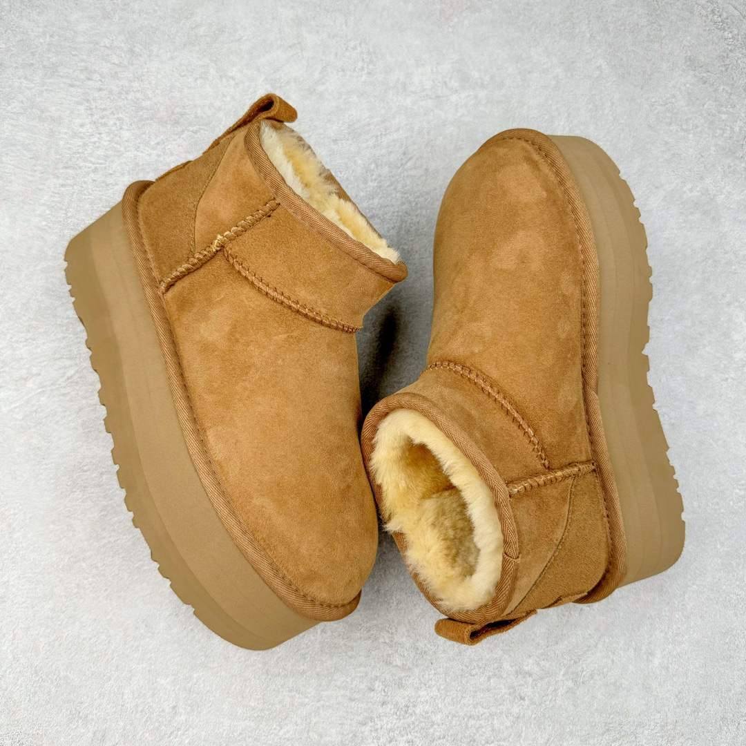 图片[3]-＃CS UGG 5854 周冬雨短筒厚底秋冬羊皮毛一体雪地靴 全鞋采用ZP同厂 隆丰A级澳洲进口羊皮毛一体 品牌代工厂生产线 完全遵循ZP工艺流程 代工厂原厂版师 秉承无原鞋不开发选择 注重每一处细节 市面最正版型 TREADLITE\\\”轻翼\\\”科技外底 轻便/耐用/柔韧/桩型【售后郑重承诺】一个月内若出现重大脱胶/断底等质量问题 直接为您换新！尺码：35 36 37 38 39 40-选品中心